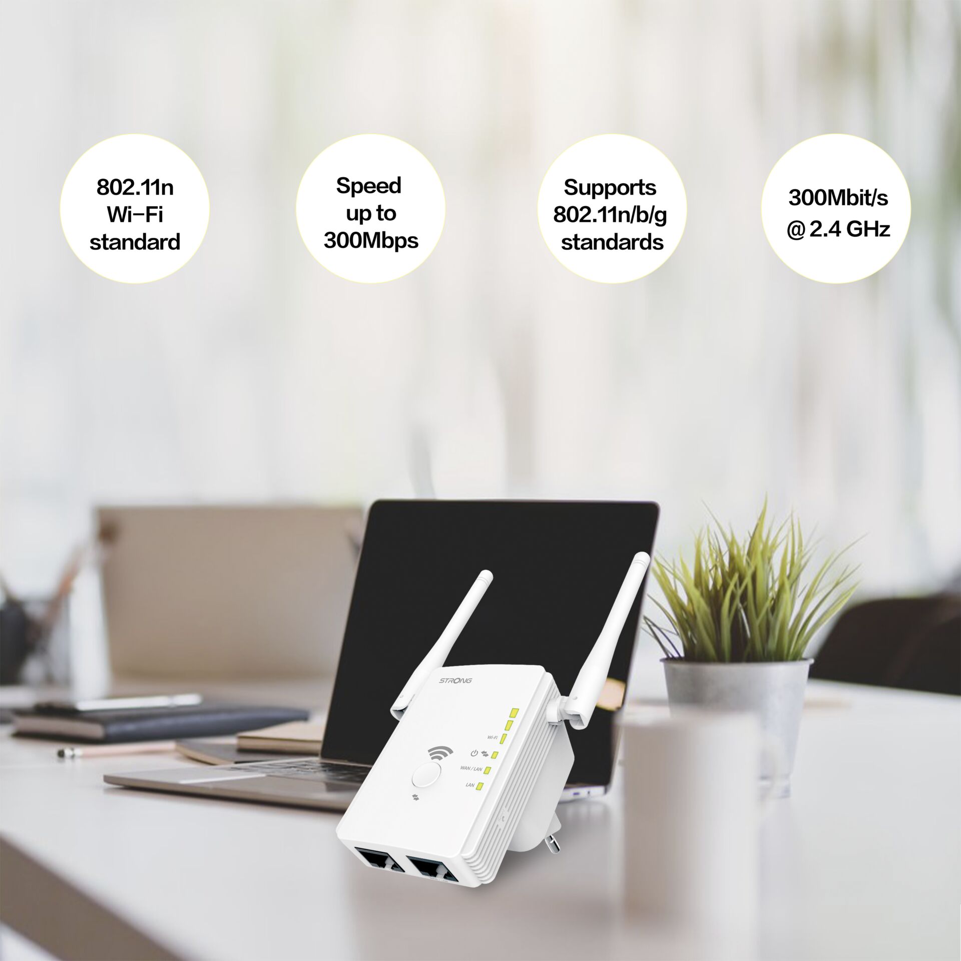 Strong REPEATER300V2 universal Repeater 300 Mbit/s