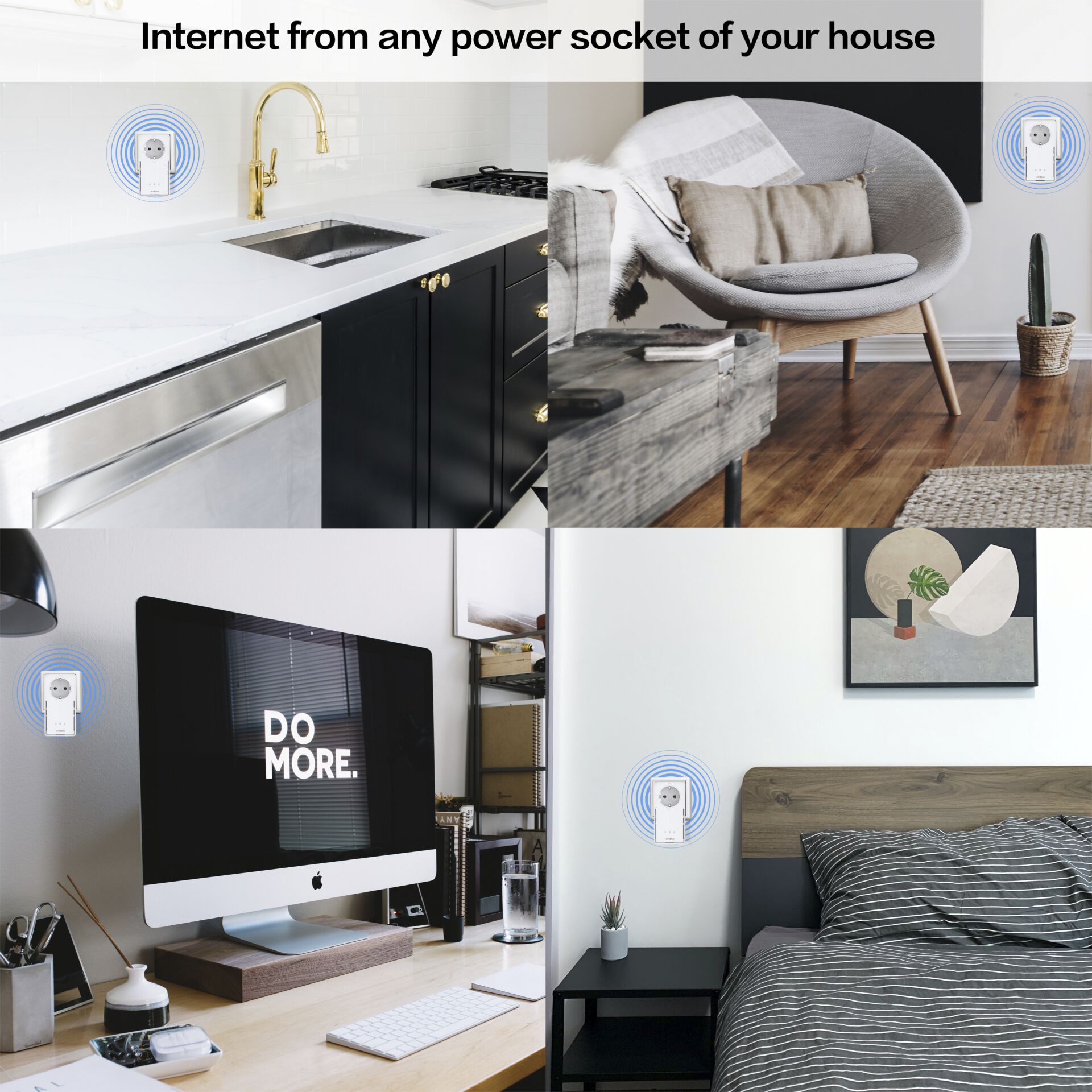 Strong POWERL2000DUOEU Powerline adapter Set EU 2000 Mb