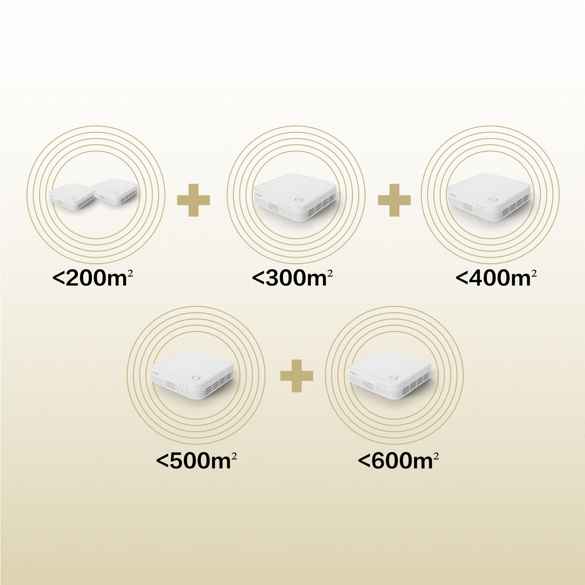 Strong MESHKIT1200V2 Mesh Home Kit 1200  (2x Extender