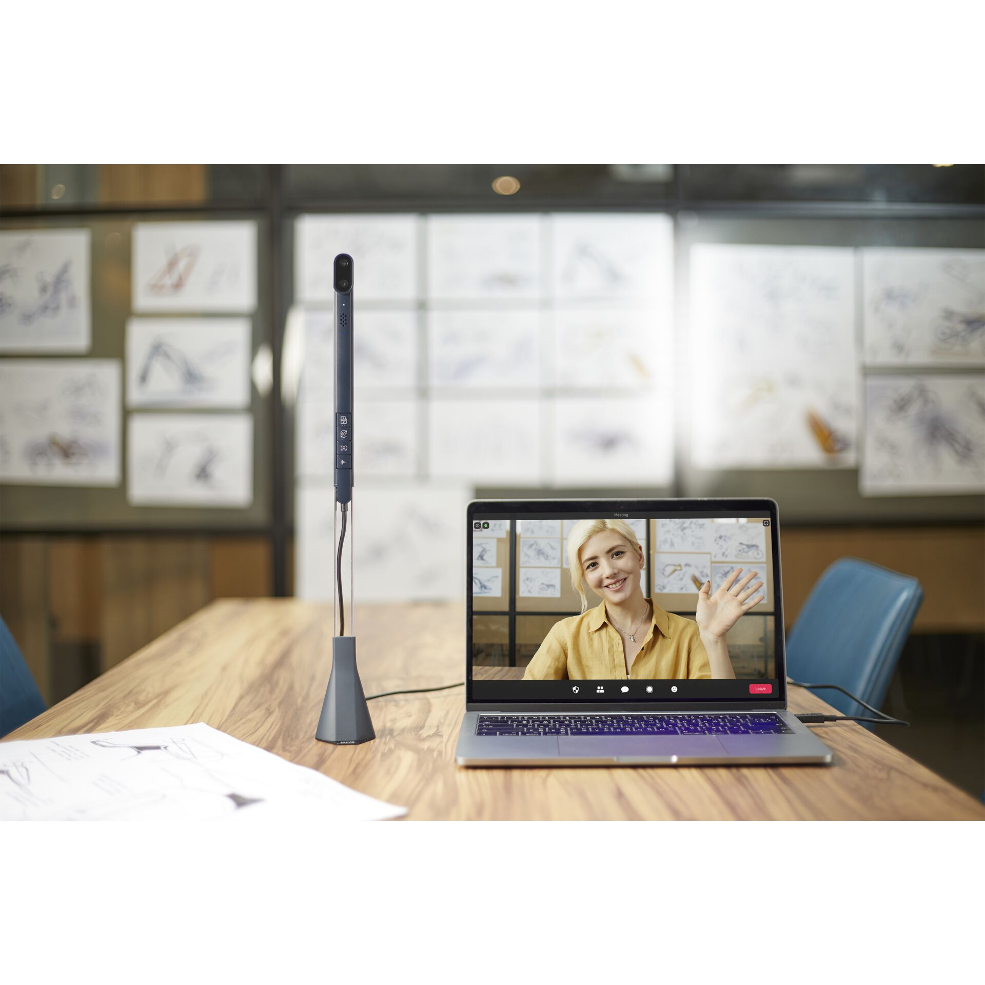 IPEVO TOTEM 120 gradi 4K telecamera per videoconferenze