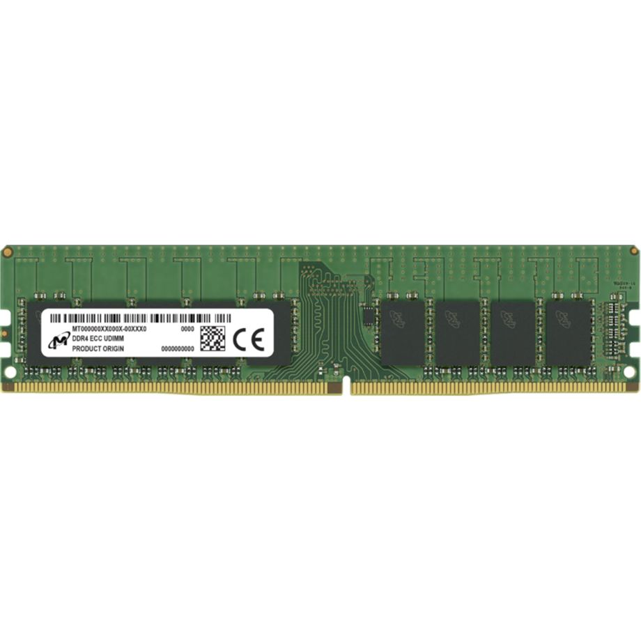 Micron DDR4 ECC UDIMM 8GB 1Rx8 3200 CL22 1.2V ECC