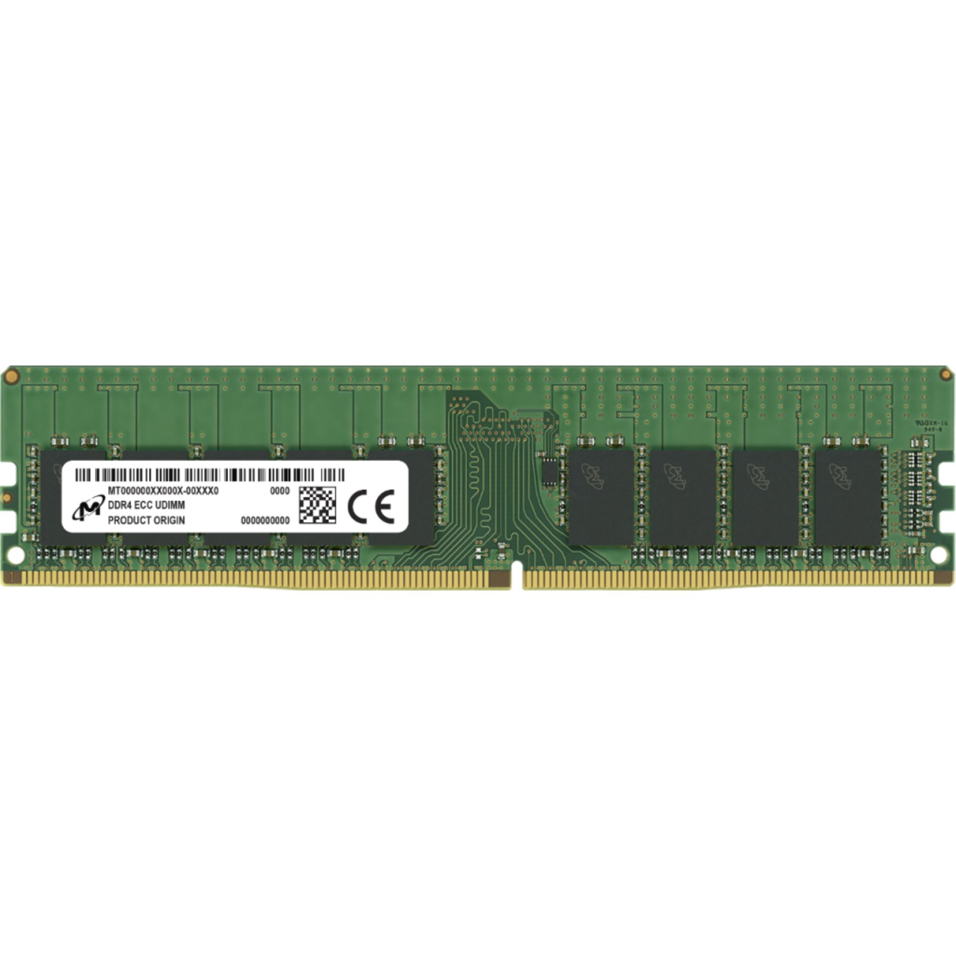 Micron DDR4 ECC UDIMM 32GB 2Rx8 3200 CL22 1.2V ECC