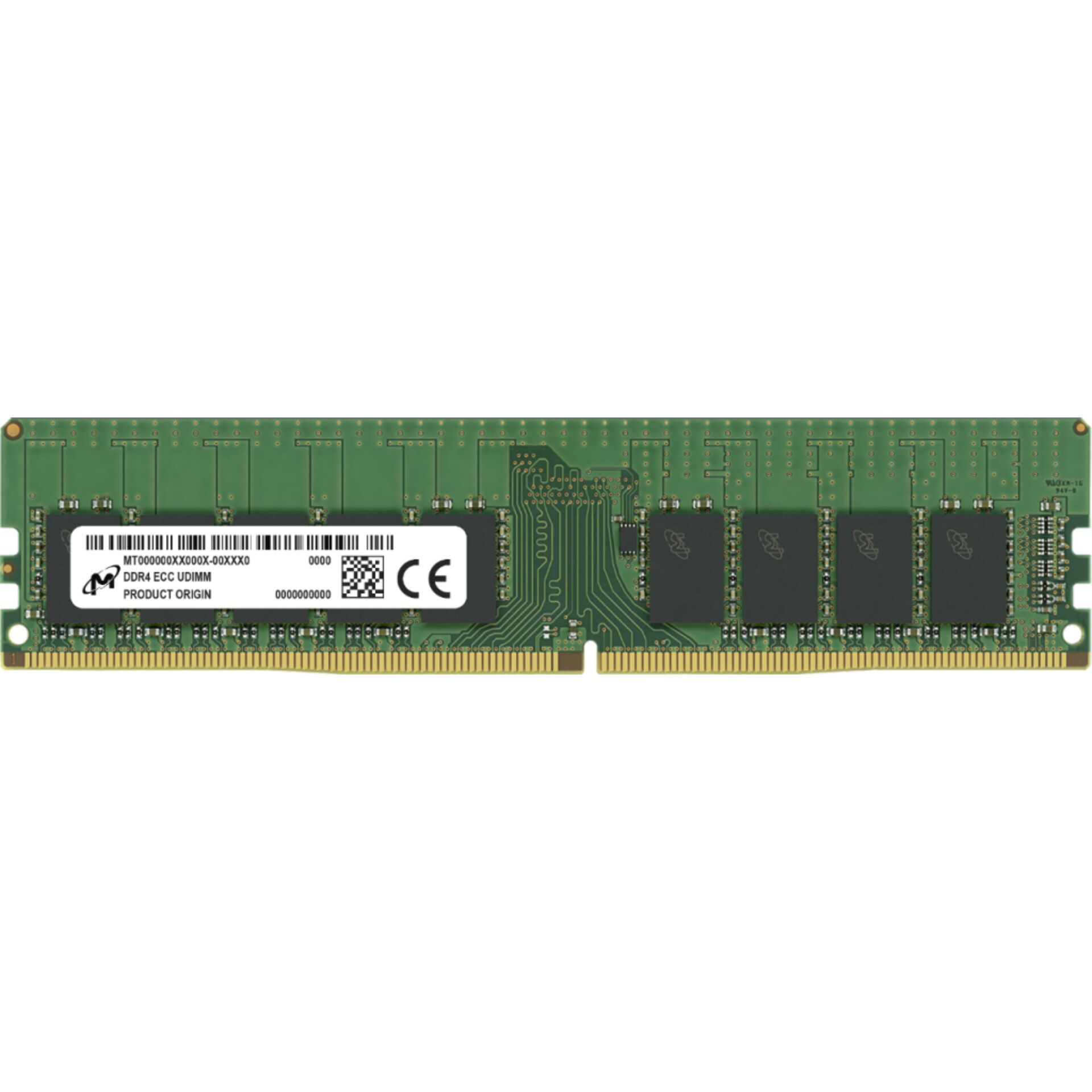 Micron DDR4 ECC UDIMM 16GB 1Rx8 3200 CL22 1.2V ECC