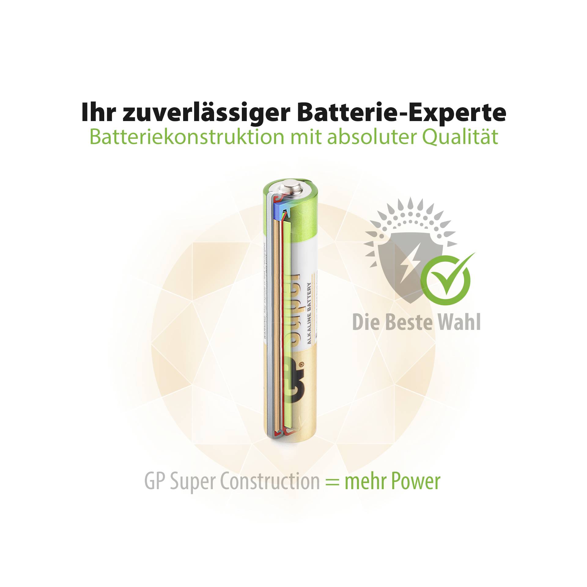10x2 GP Super ALkaline AAAA Batteries