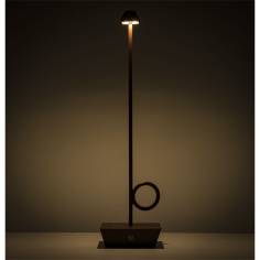 Broggi Lampada Bugia ricaricabile corten 2