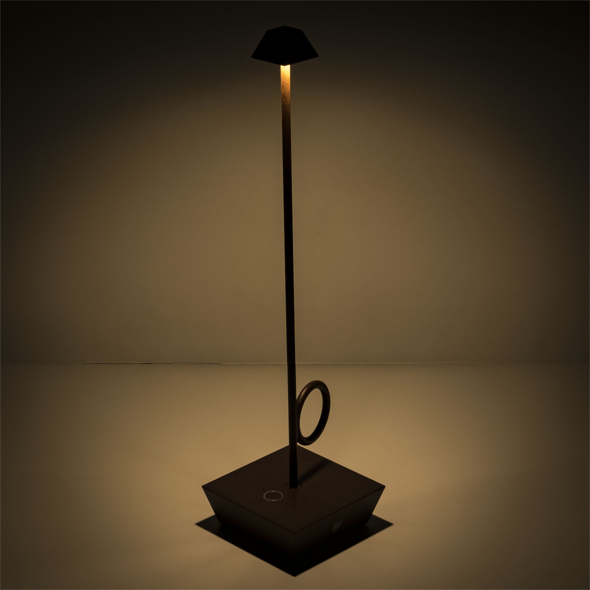 Broggi Lampada Bugia ricaricabile corten
