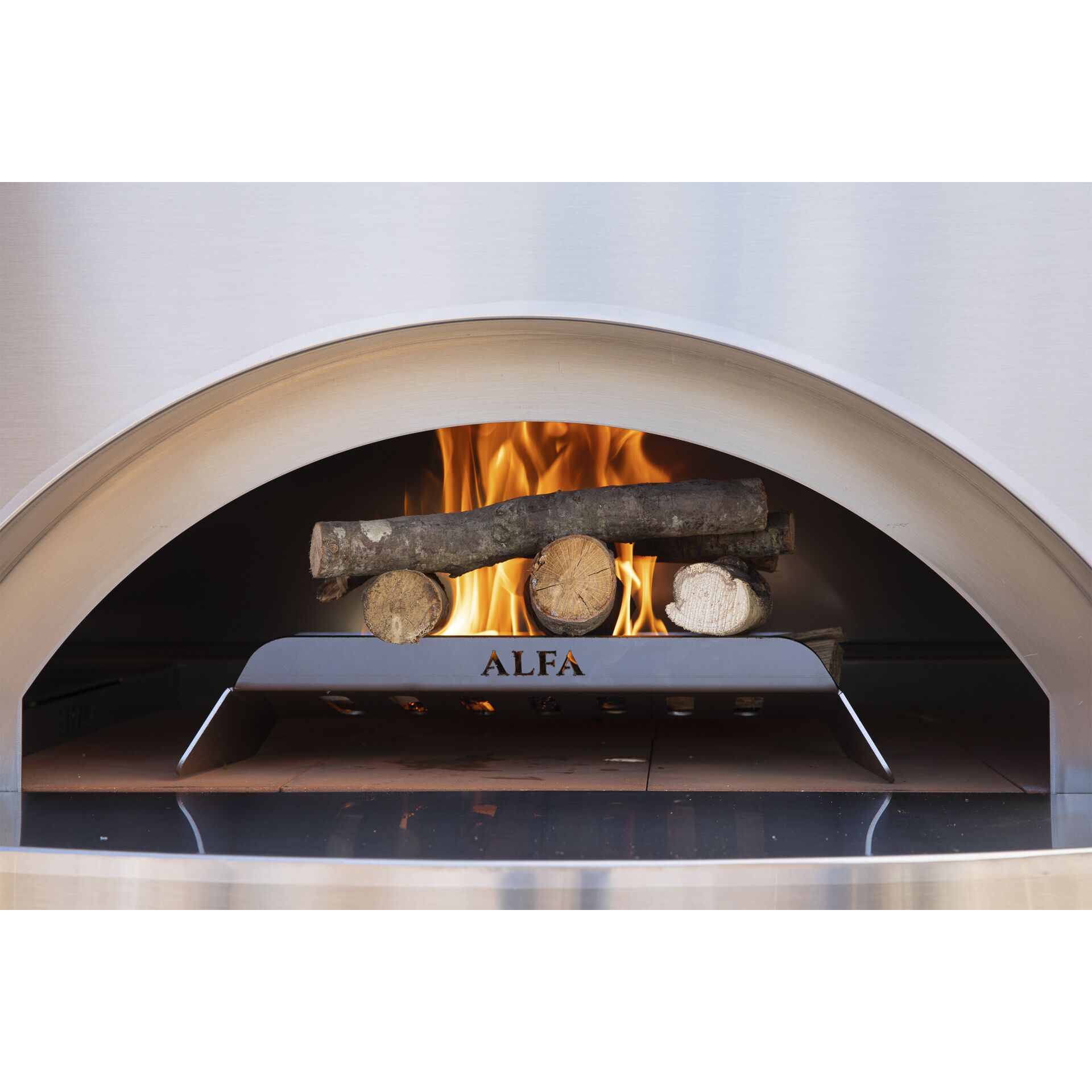 Alfa Forni Set ibrido 4 Pizze (Futuro) inox