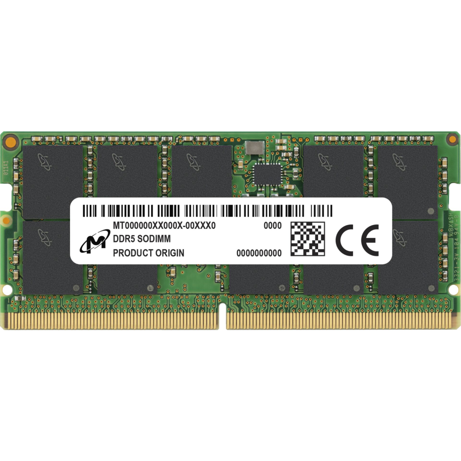 Micron DDR5 ECC UDIMM 32GB 2Rx8 4800 CL40