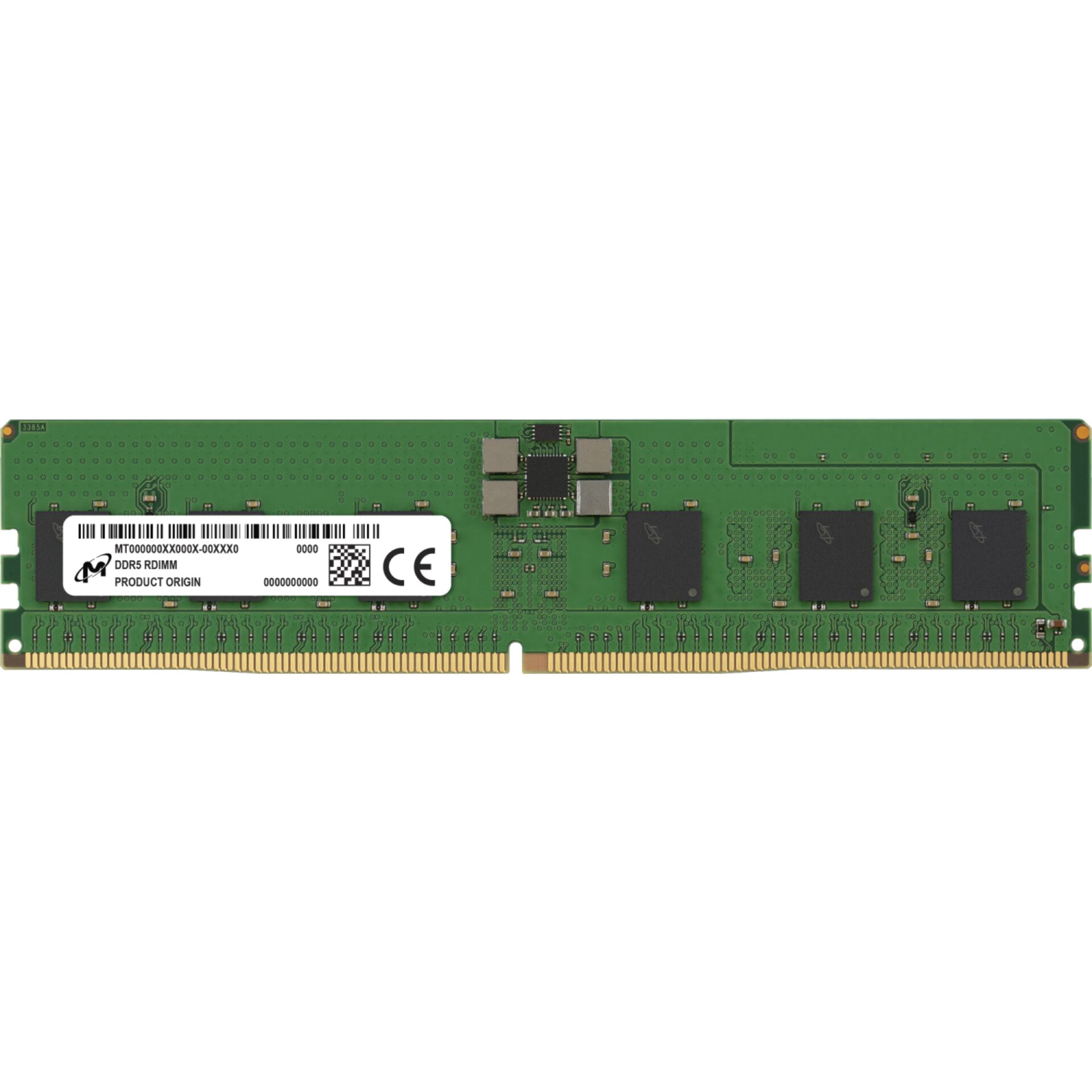 Micron DDR5 RDIMM 16GB 1Rx8 4800 CL40