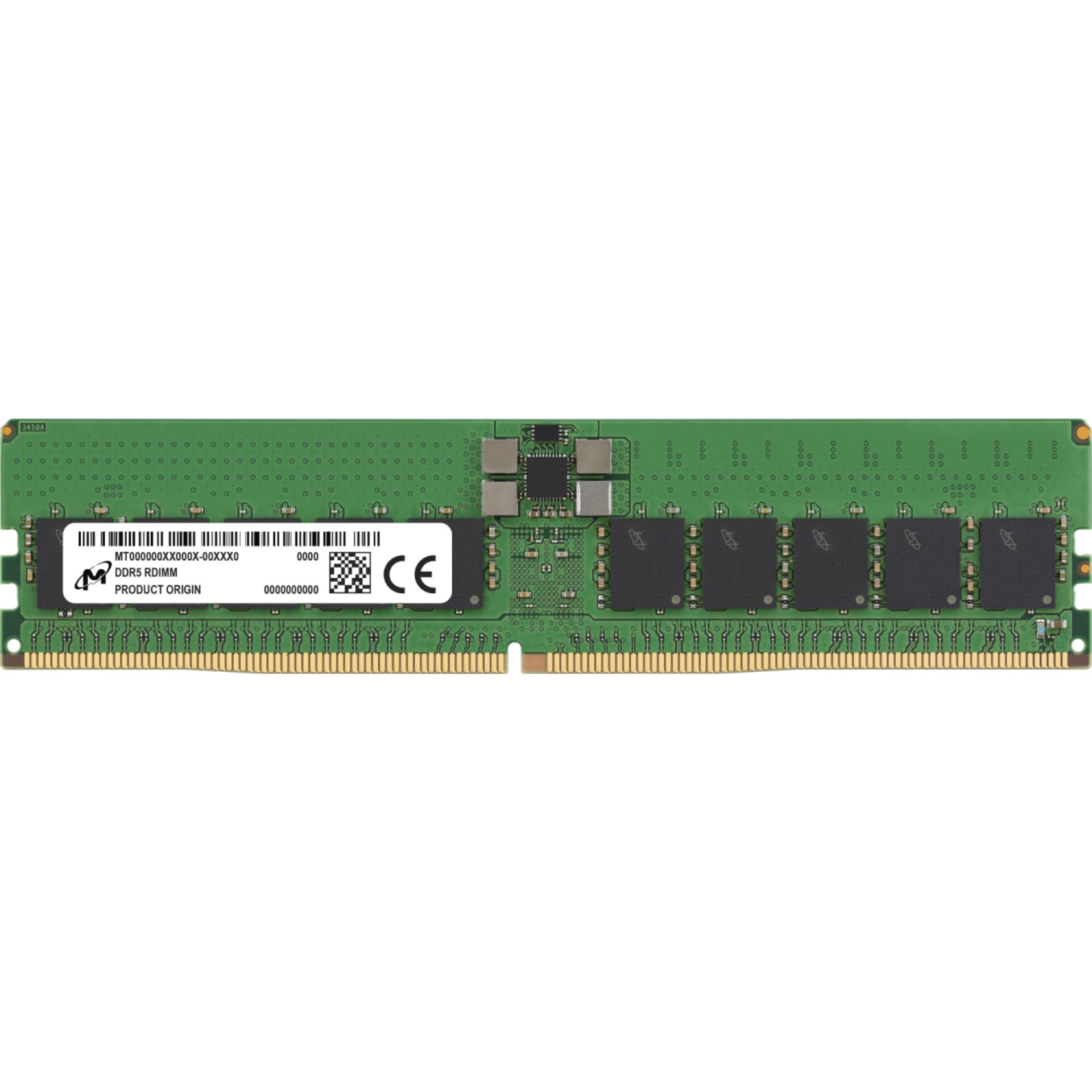 Micron DDR5 RDIMM 32GB 2Rx8 4800 CL40