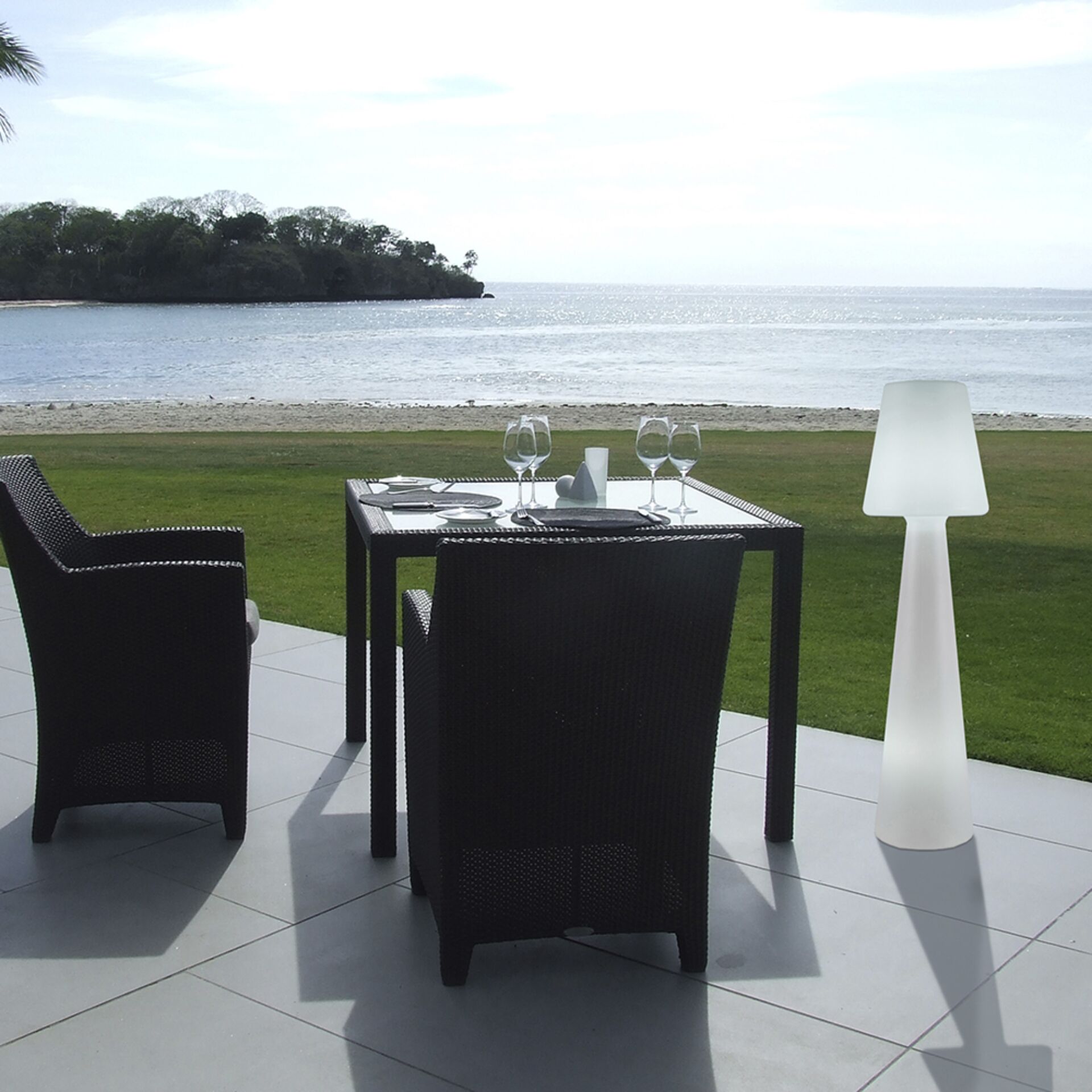 New Garden Lola 110 cavo lampada da terra White light