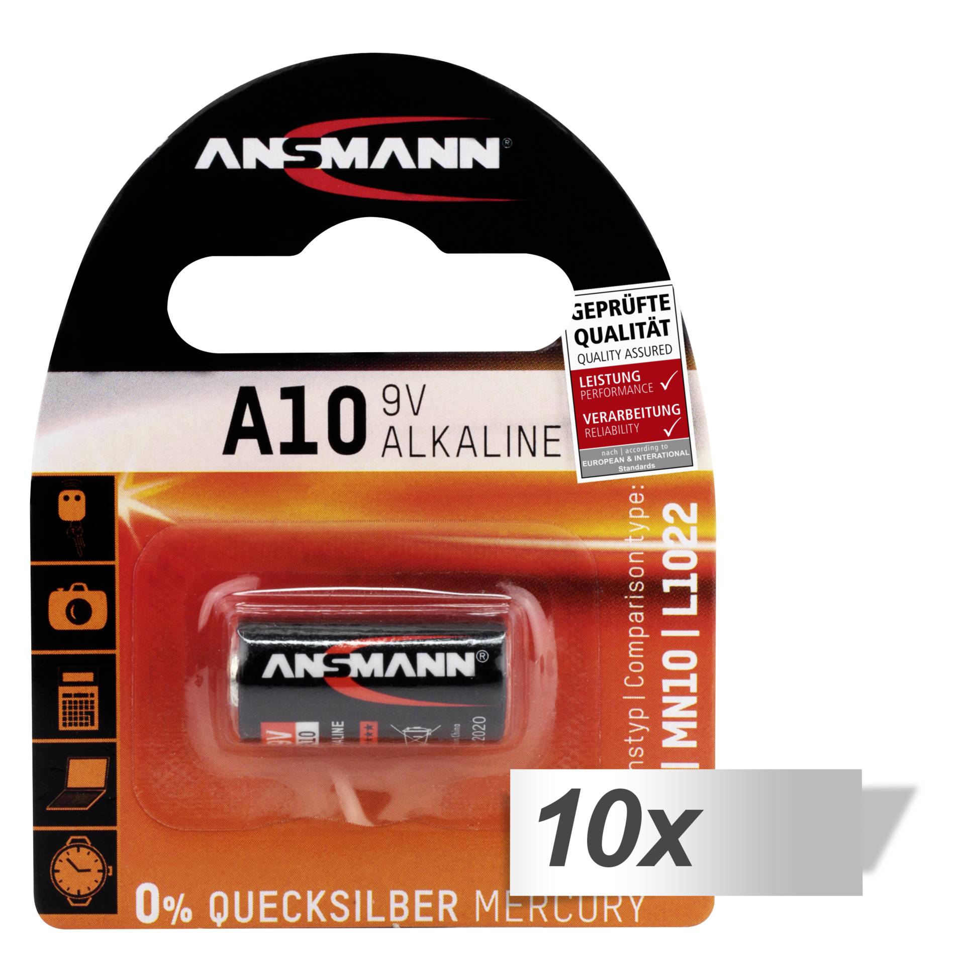 10x1 Ansmann A 10 LR 10