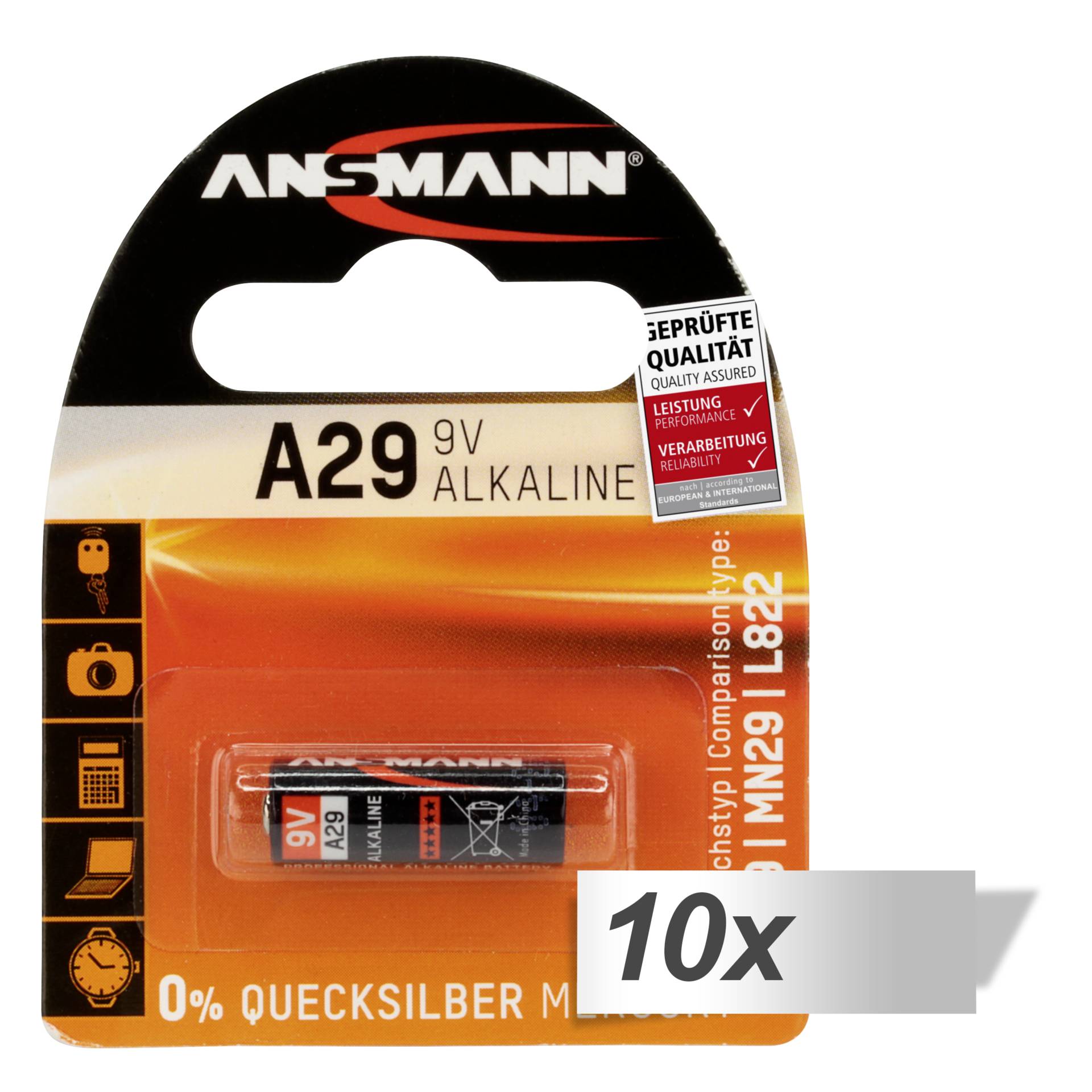 10x1 Ansmann A 29 LR 29