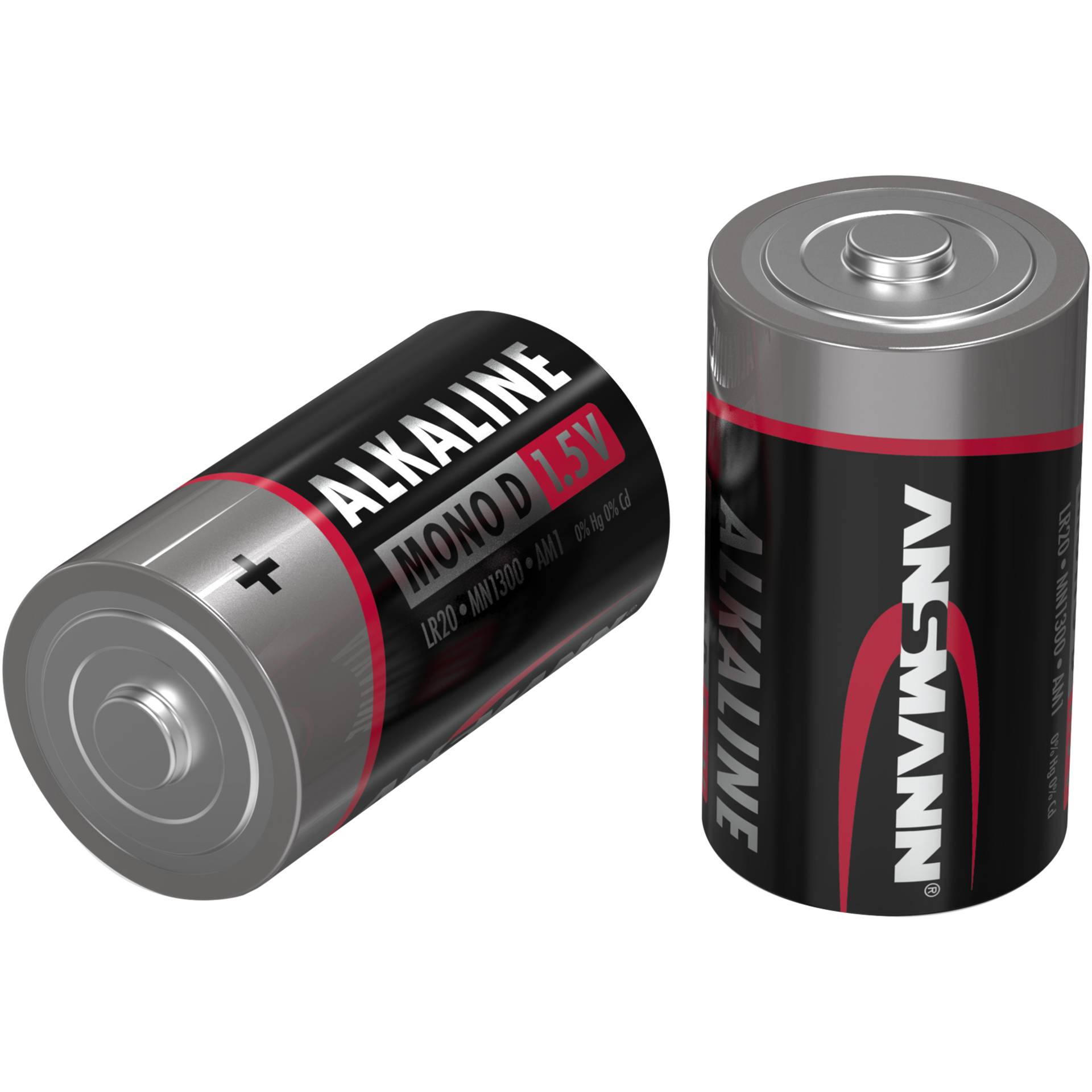 20x4 Ansmann Alcaline Mono D LR 20 red-line         5015581