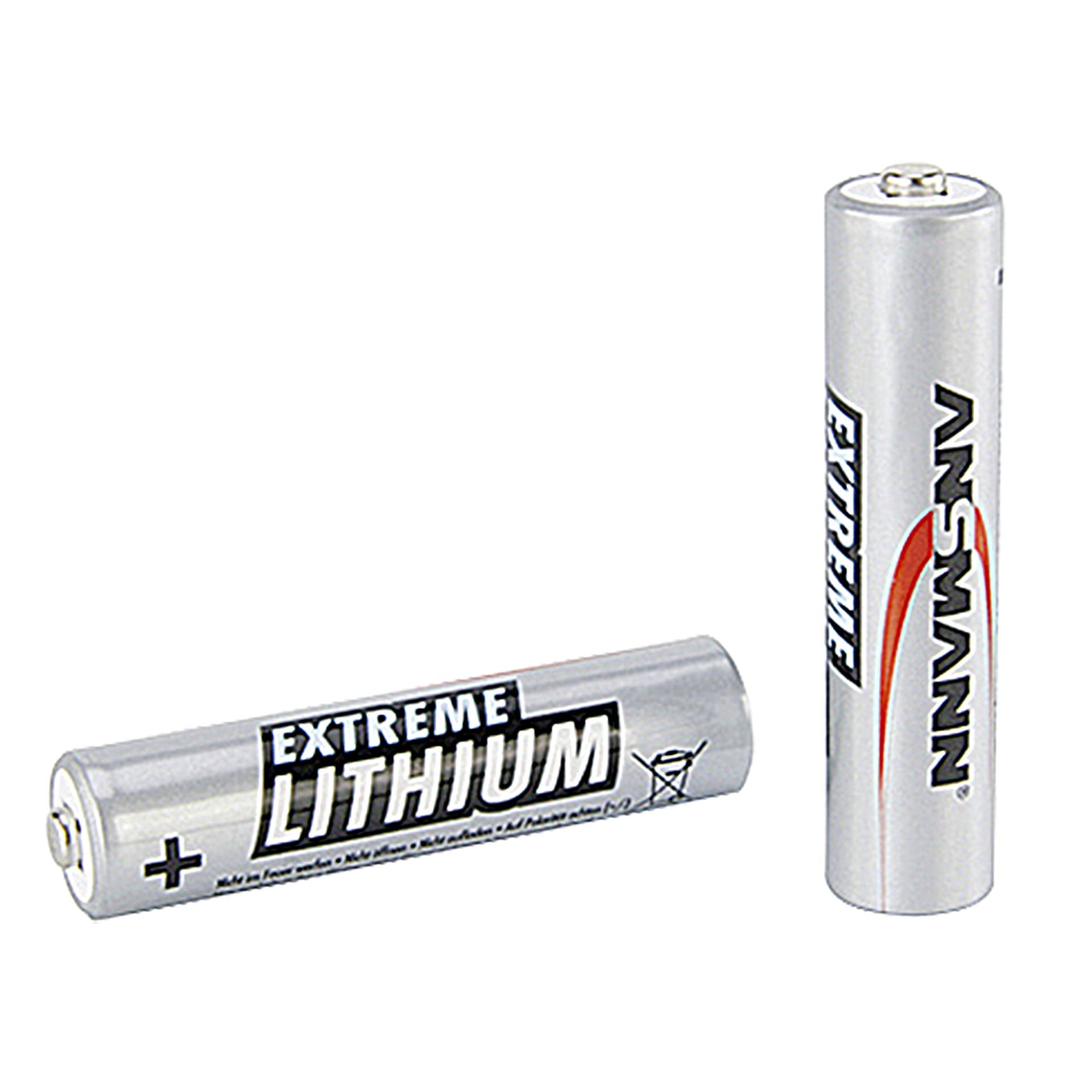 50x2 Ansmann litio Micro AAA LR 03 Extreme