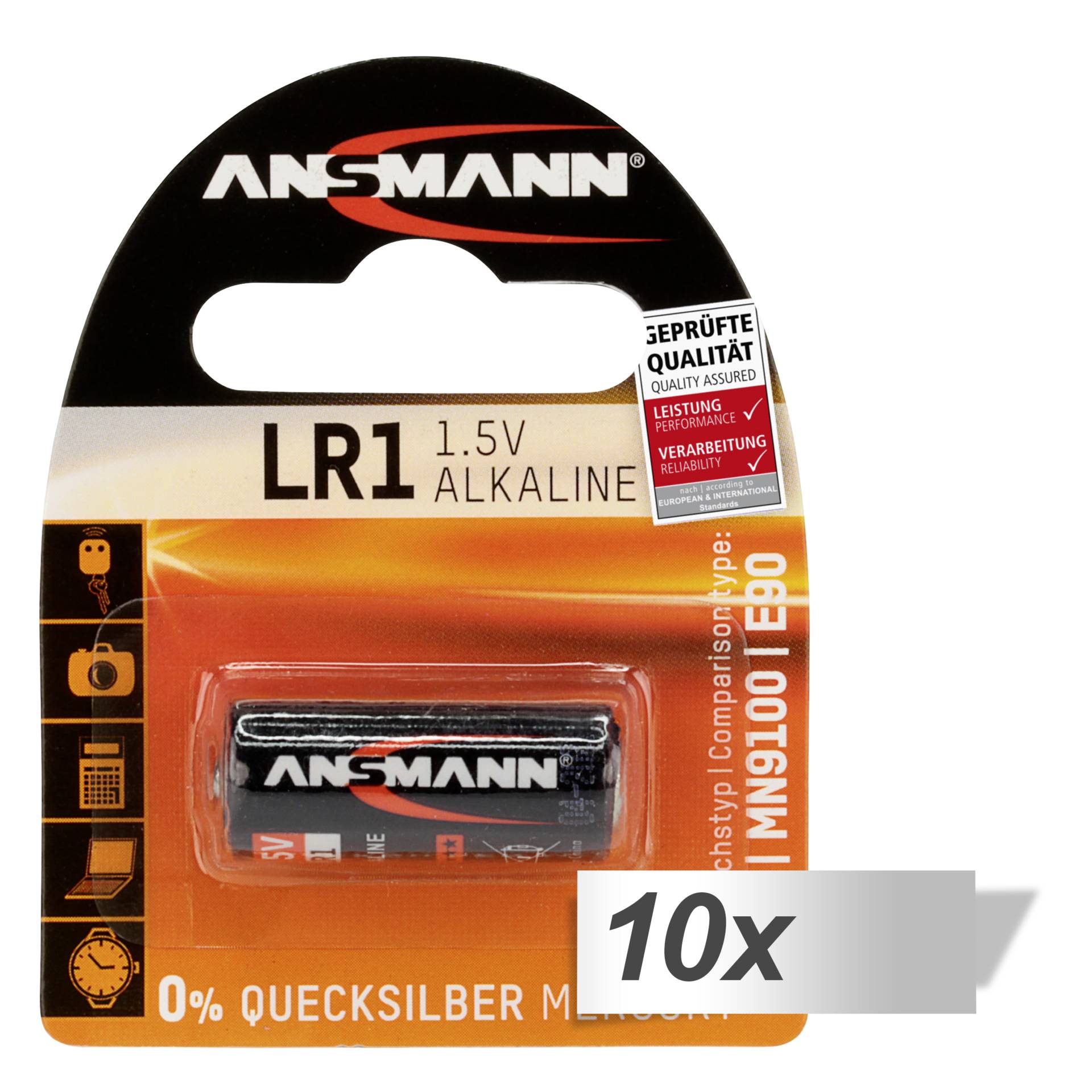 10x1 Ansmann LR 1