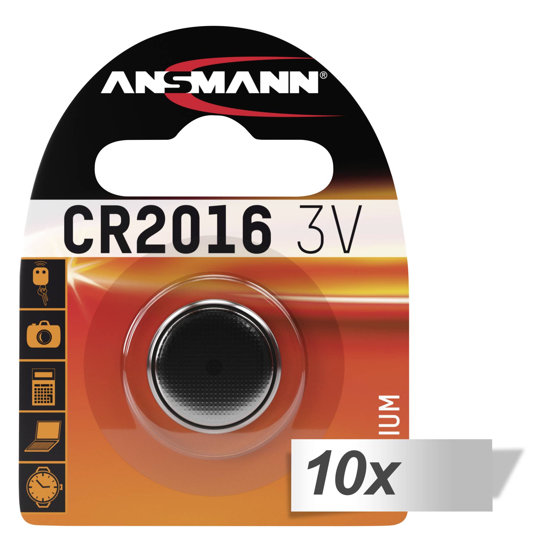 10x1 Ansmann CR 2016