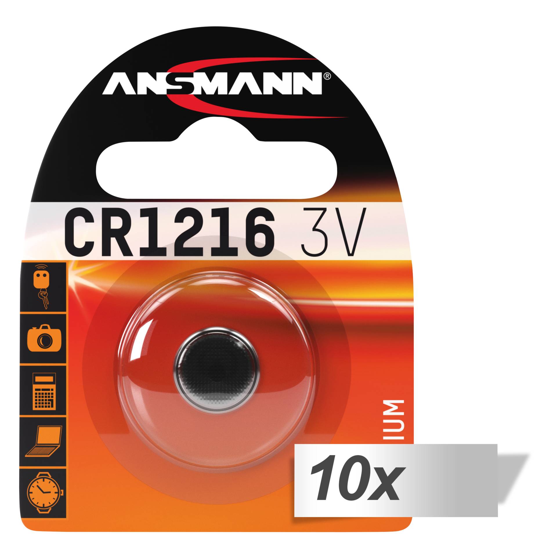 10x1 Ansmann CR 1216