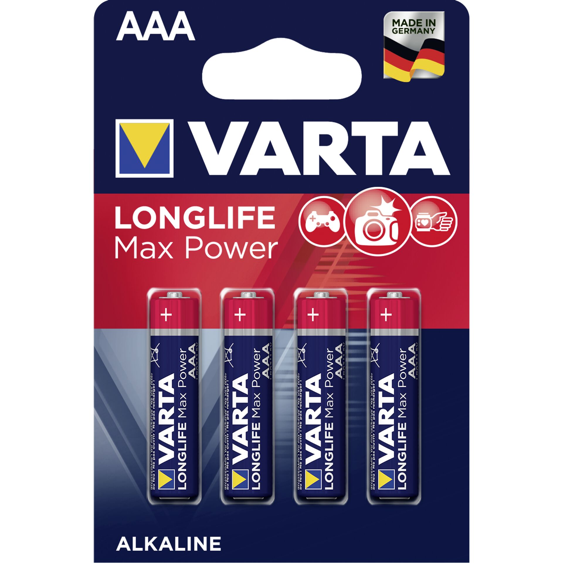 10x4 Varta Max Tech Micro AAA LR 03 VPE inner box