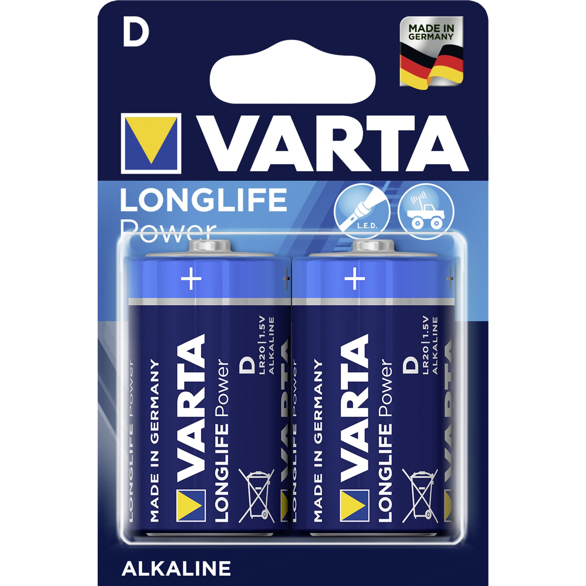 10x2 Varta High Energy Mono D LR 20            PU Inner box