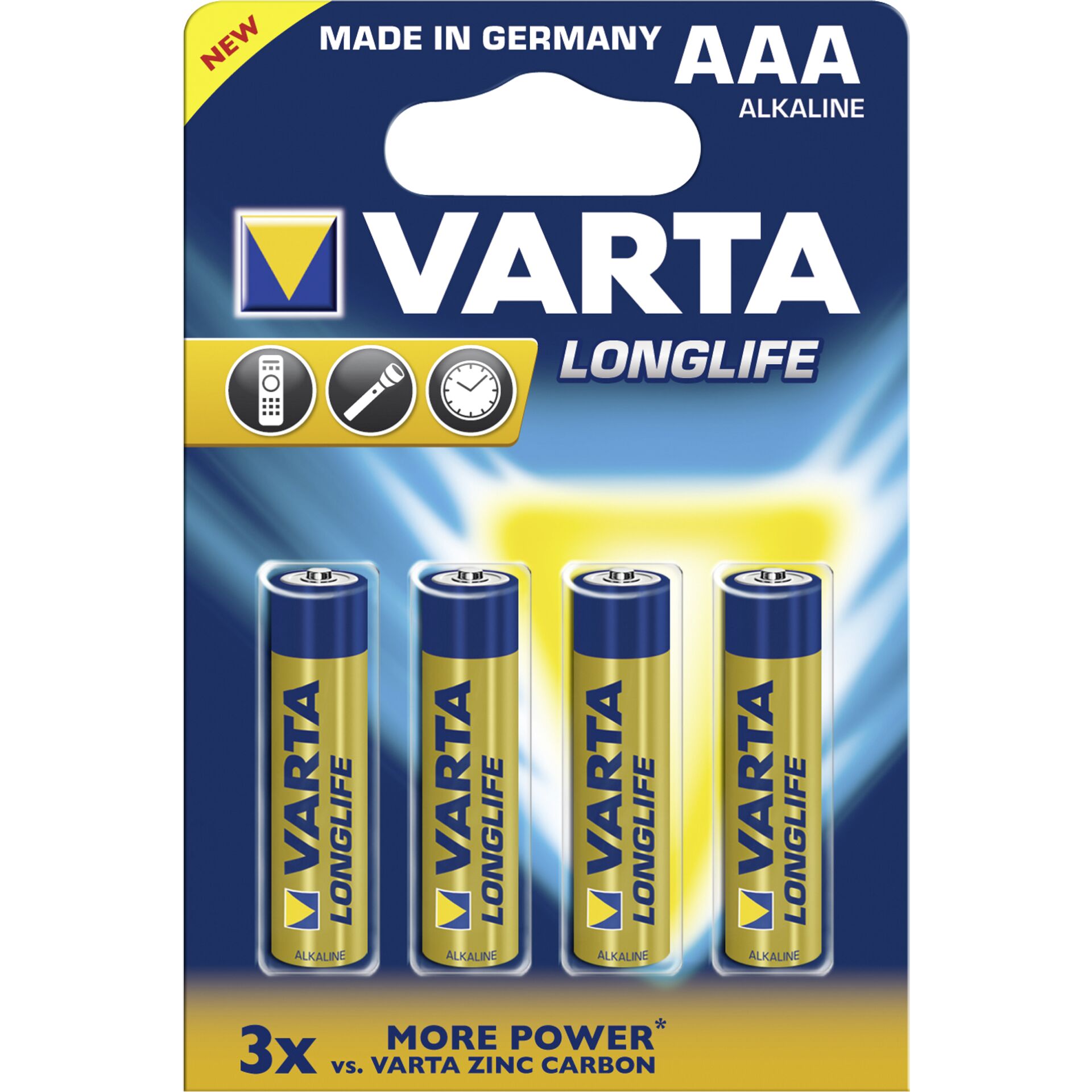 10x4 Varta Longlife Extra Micro AAA LR 03        PU Inner bo