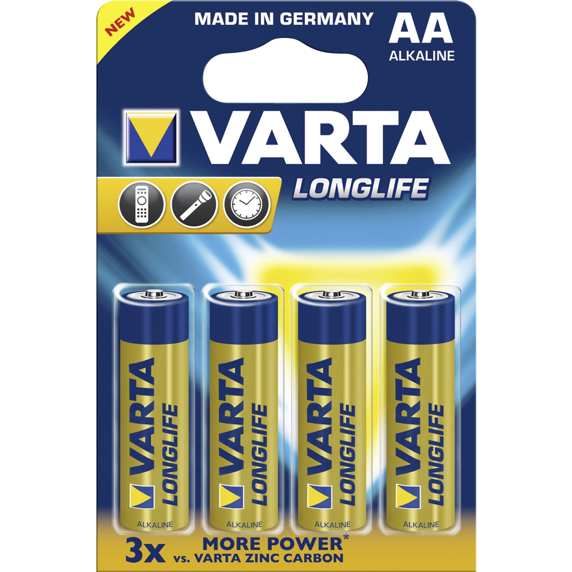 20x4 Varta Longlife Extra Mignon AA LR 6          PU Inner b