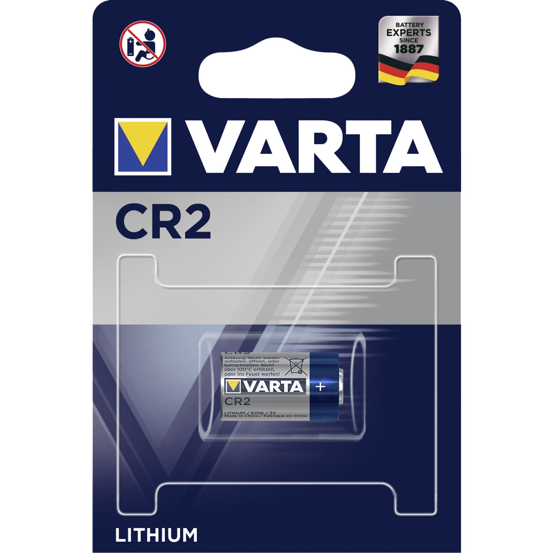 100x1 Varta Professional CR 2 PU Master box