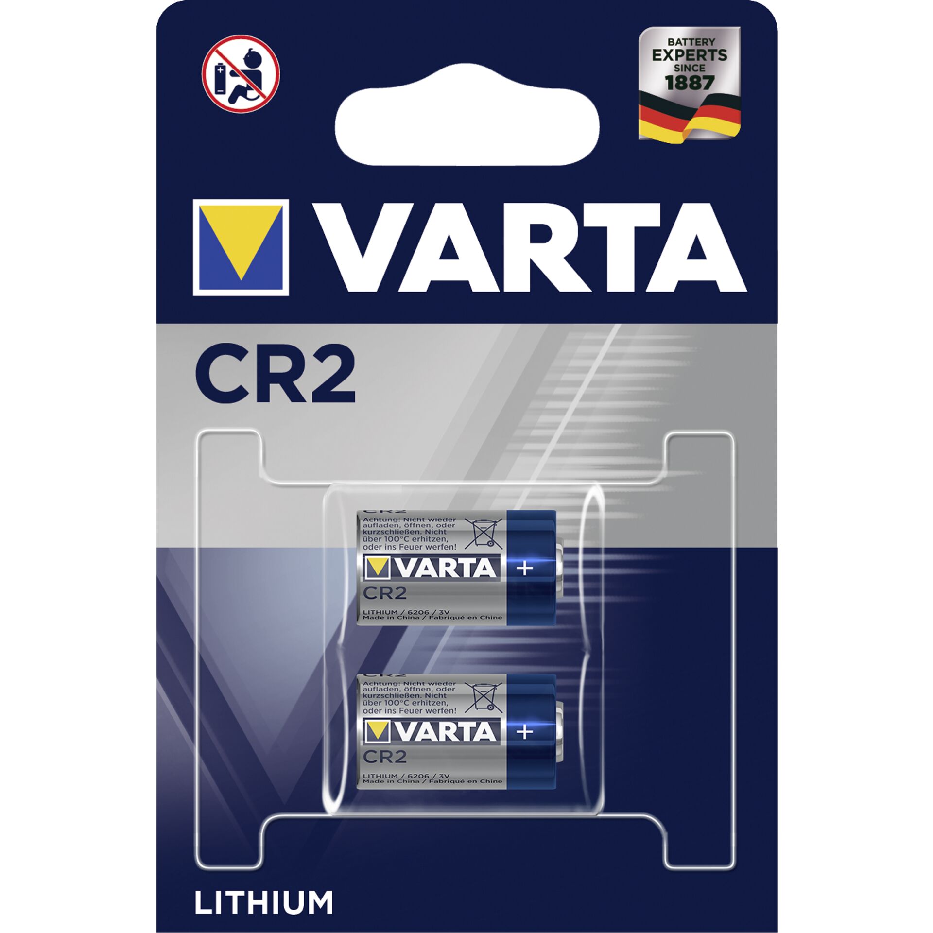 10x2 Varta Professional CR 2 PU Inner box