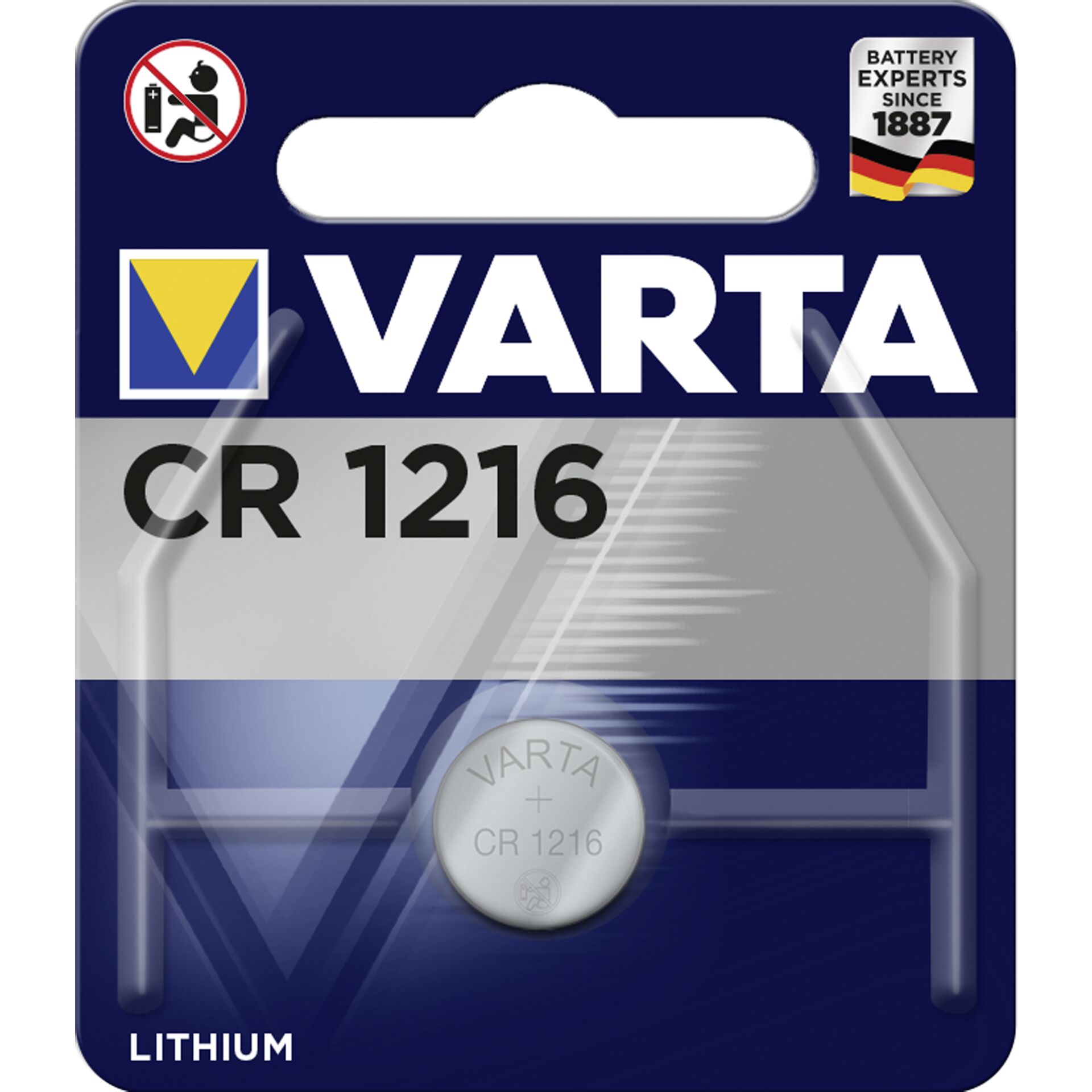 10x1 Varta electronic CR 1216 PU Inner box