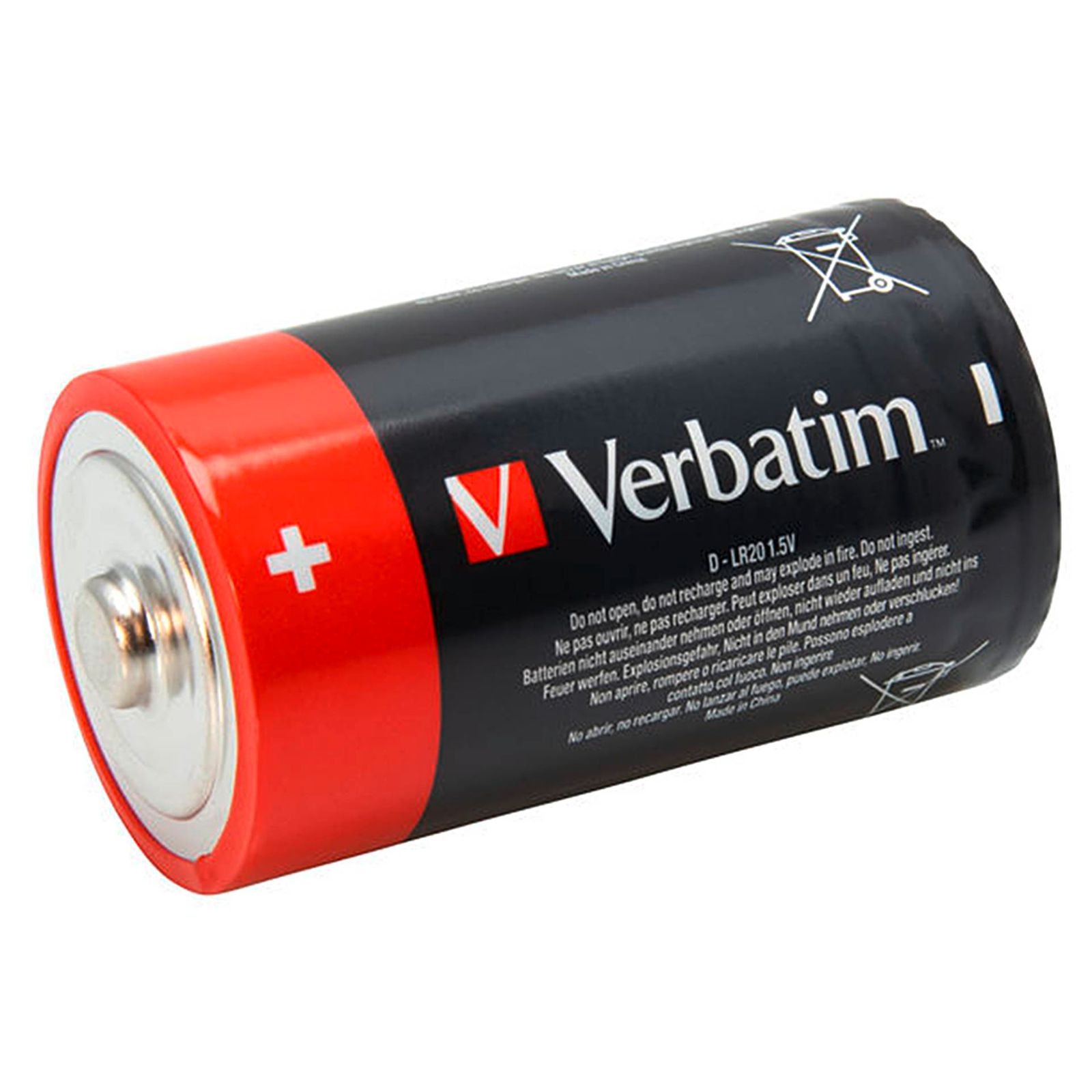 10x2 Verbatim batterie alcaline Mono D LR 20               4
