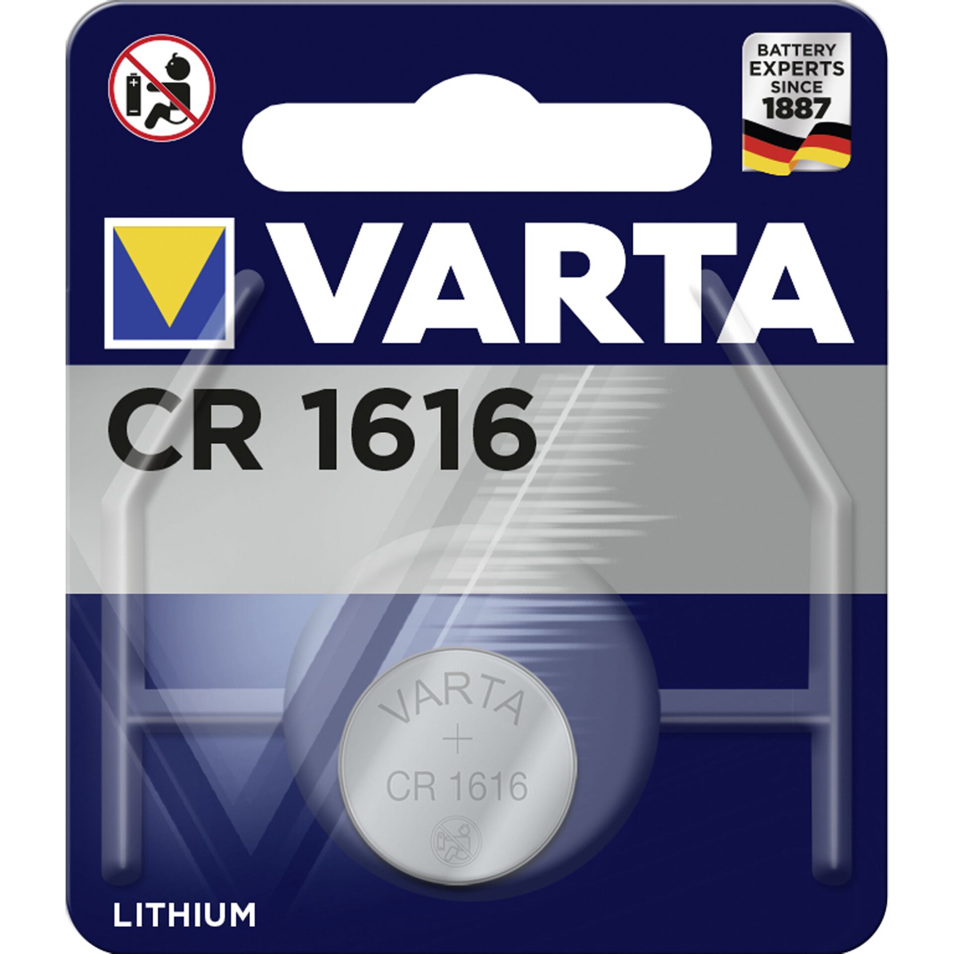 10x1 Varta electronic CR 1616 PU Inner box