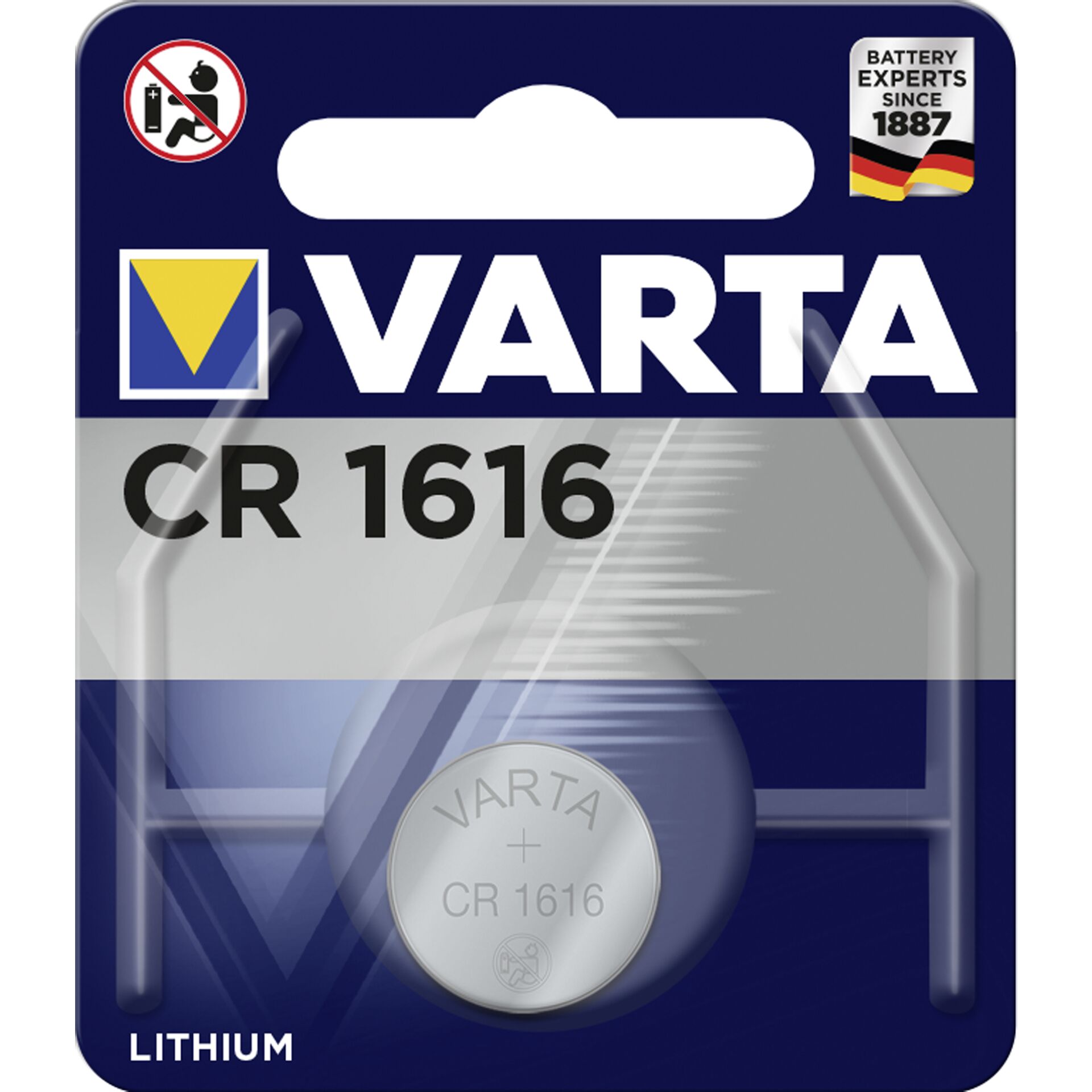 100x1 Varta electronic CR 1616 PU Master box