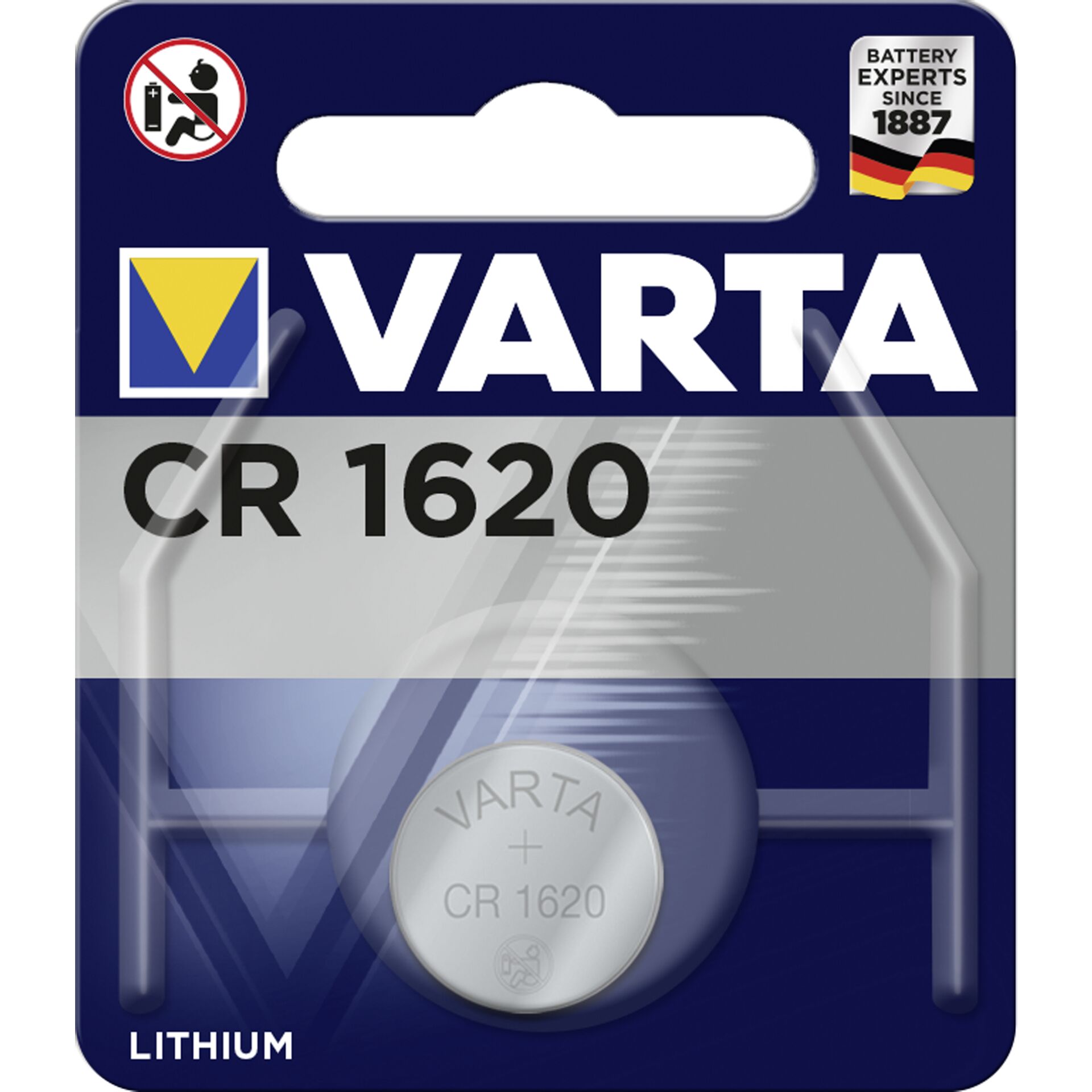 10x1 Varta electronic CR 1620 PU Inner box