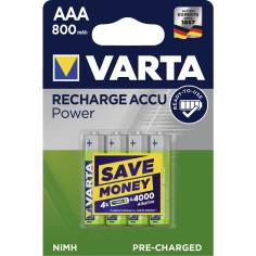 50x4 Varta ricaricab. batt. NiMh 800 mAh Micro VPE