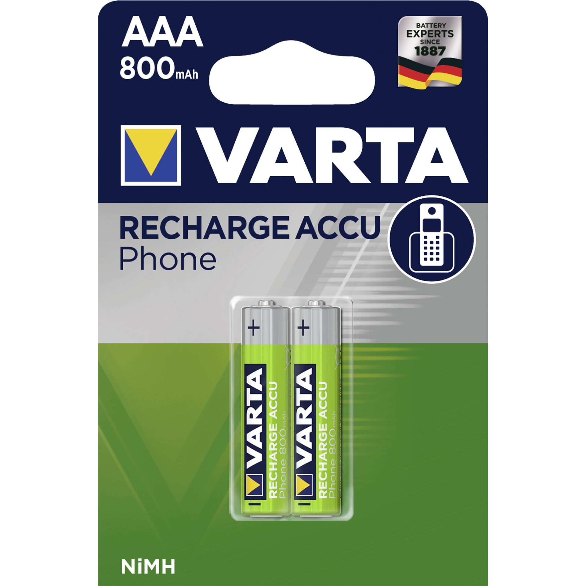 50x2 Varta batterie Professional NiMh 800 mAh Micro VPE Mast