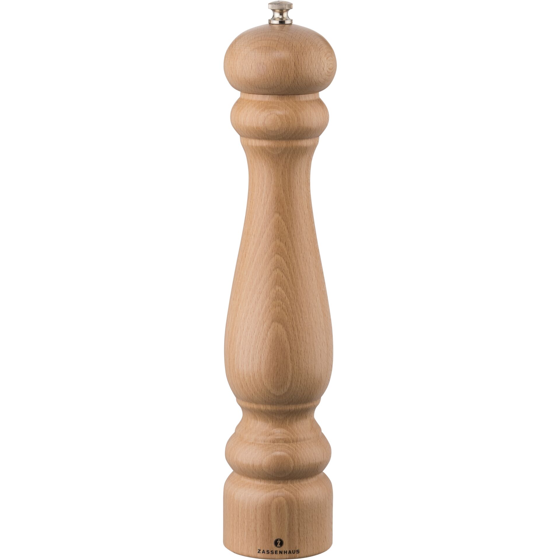 Zassenhaus macinapepe Potsdam legno faggio nero,30 cm