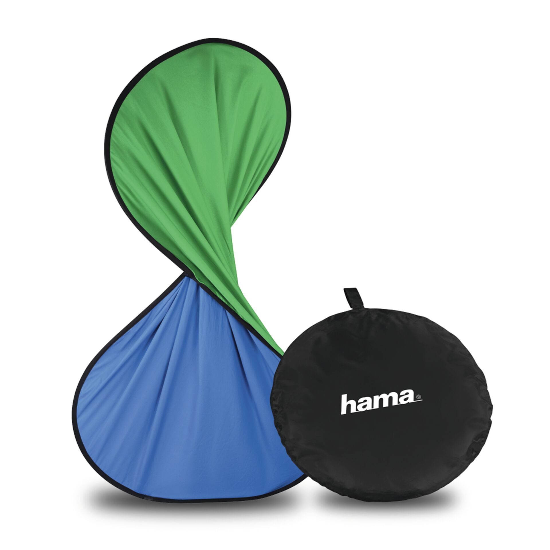 Hama sfondo pieghevole 2in1 150x200cm verde/blu