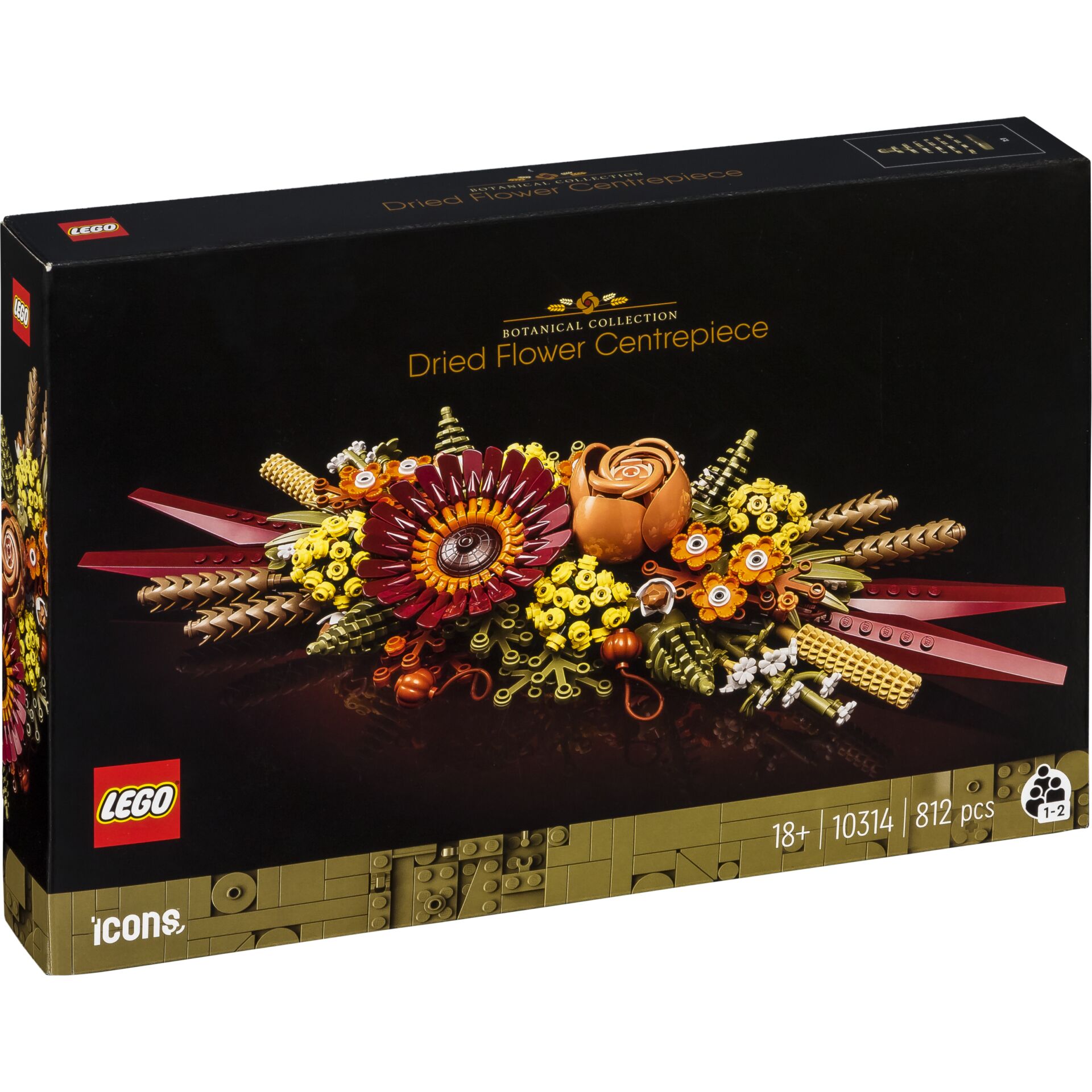 LEGO ICONS 10314 Centrotavola di fiori secchi