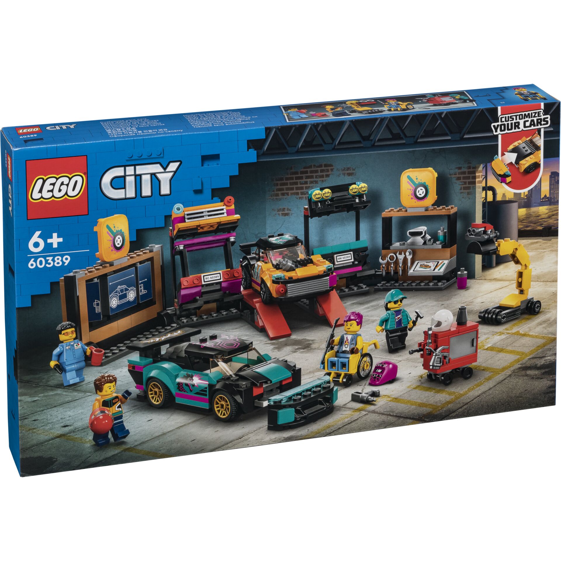 LEGO City 60389 Garage auto personalizzato