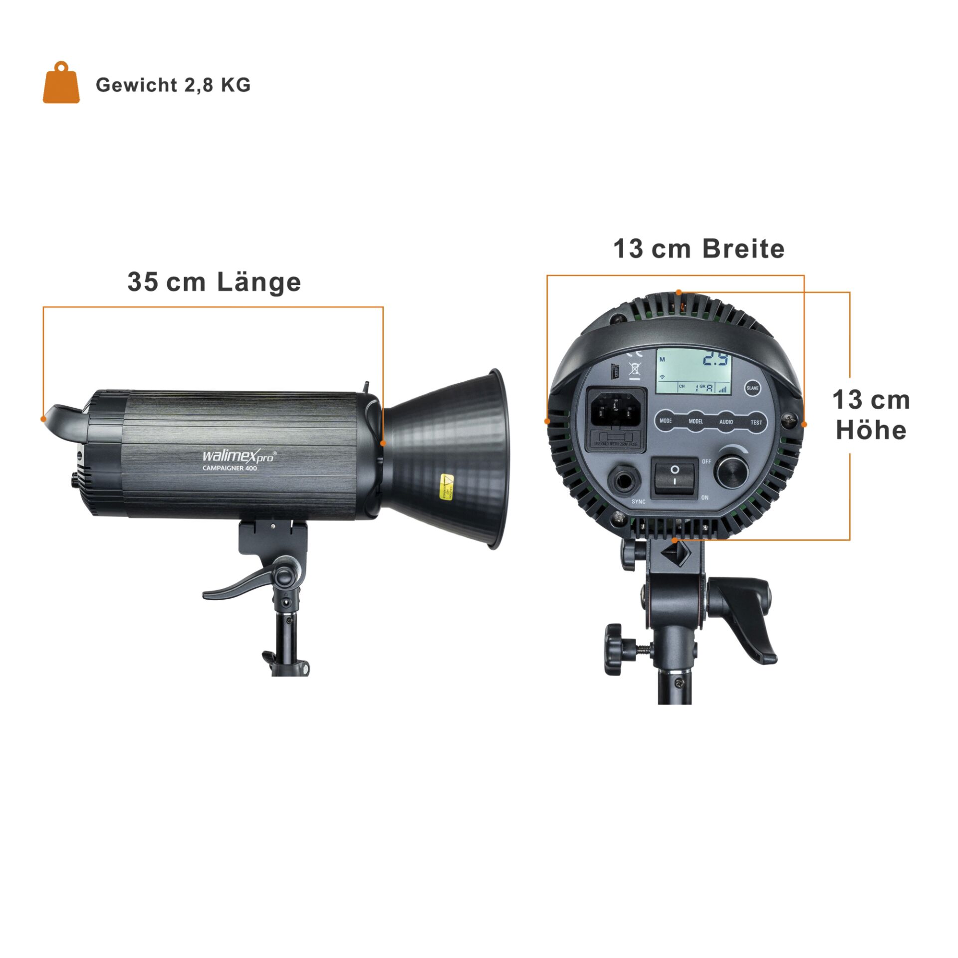 Walimex pro Campaigner 400 HS kit Single