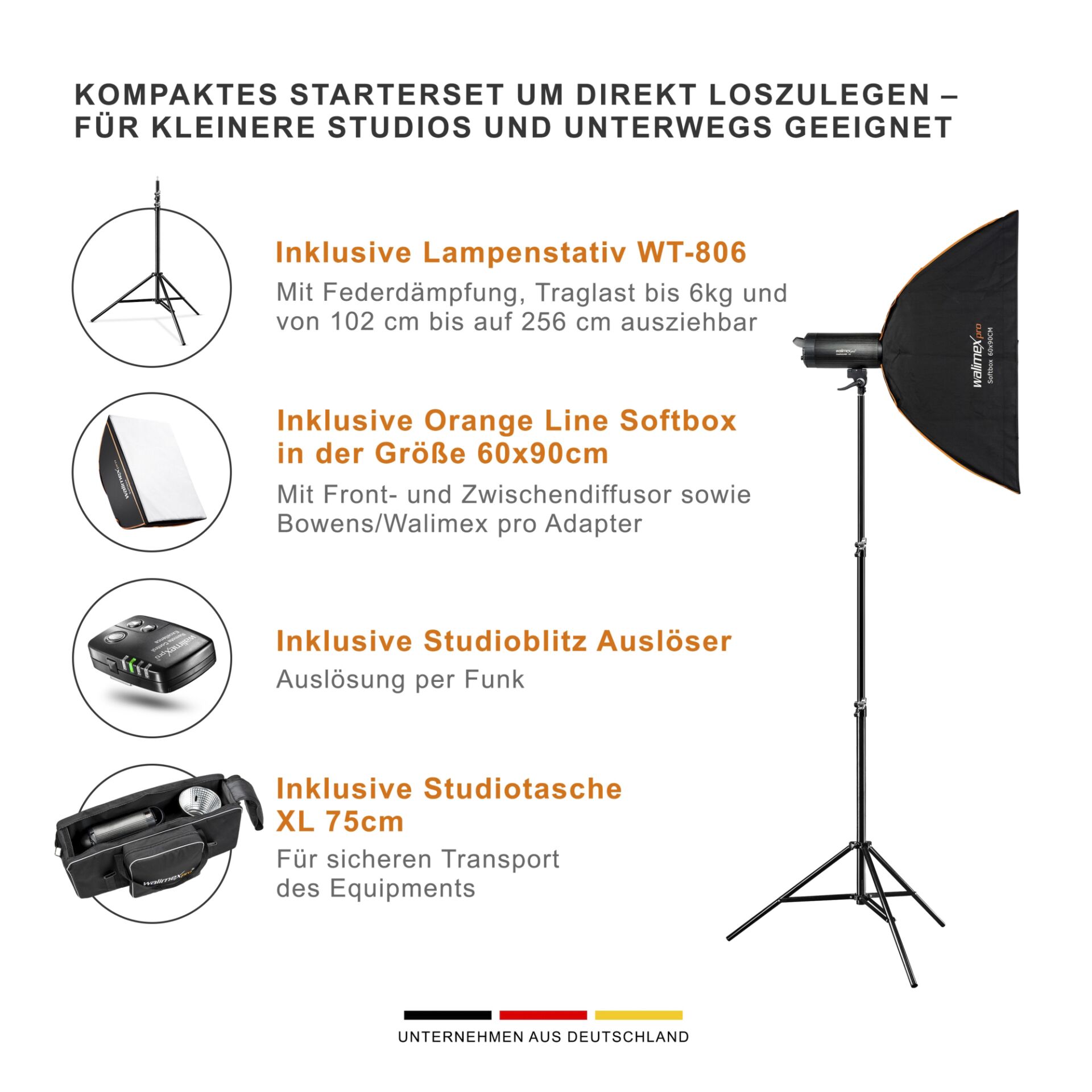 Walimex pro Campaigner 400 HS kit Single