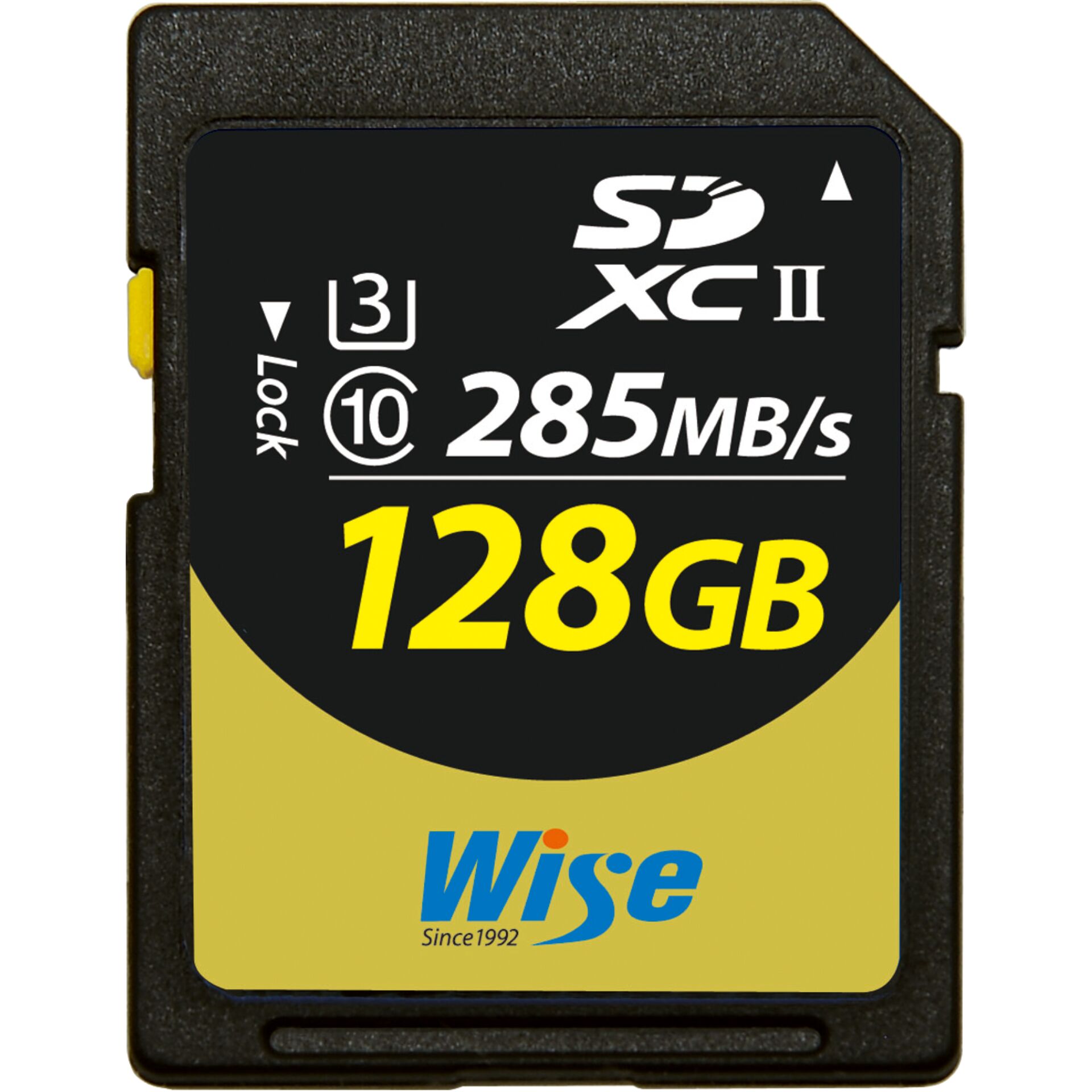 Wise SDXC UHS-II V60       128GB R:290MBs / W:100MBs   WI-SD