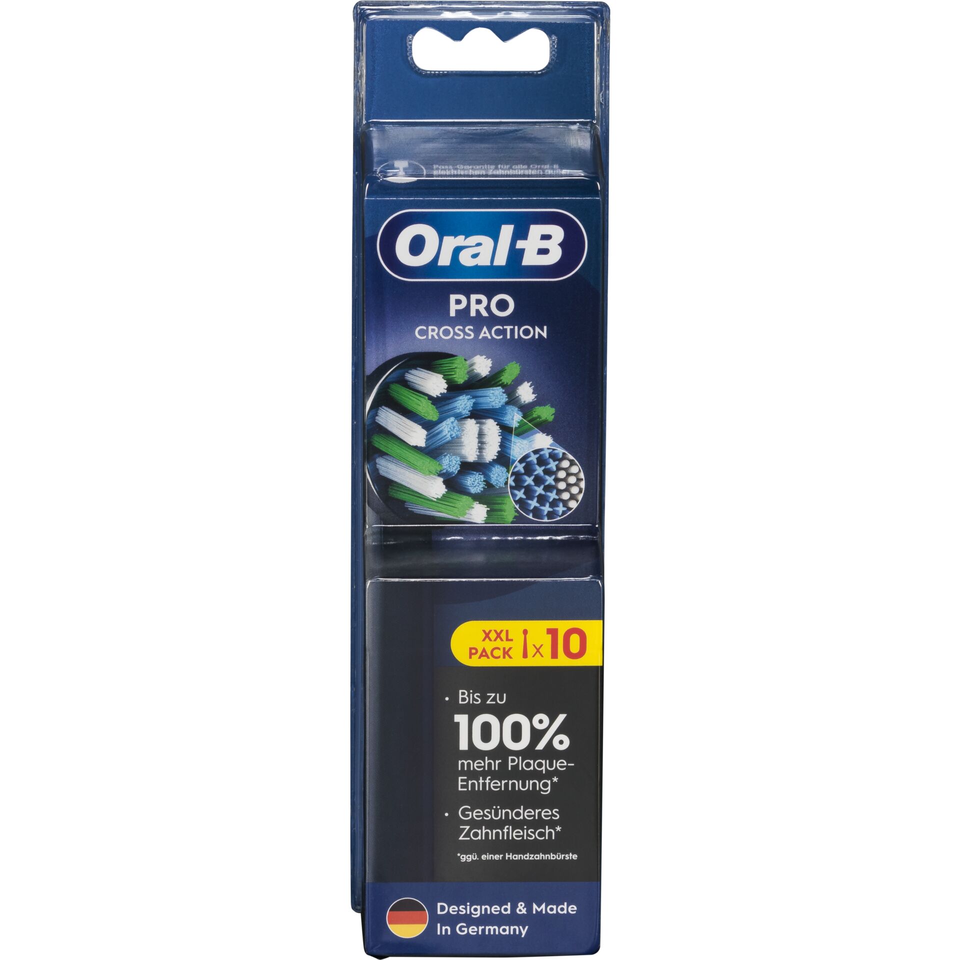 Oral-B testine di ricambio nero Pro CrossAction 10 pz.