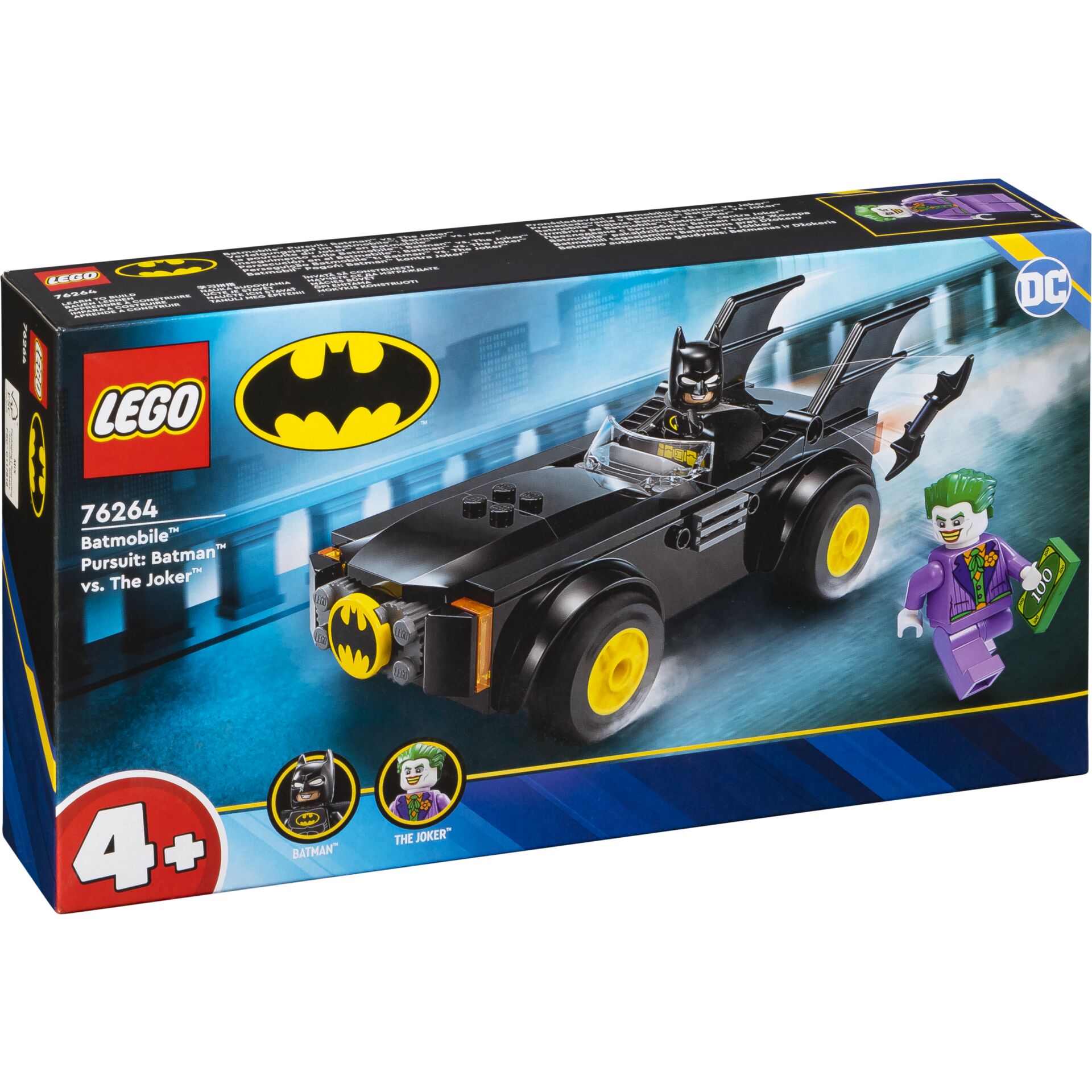 LEGO DC Batman 76264  Inseguim. sulla Batmobile: Batman vs J