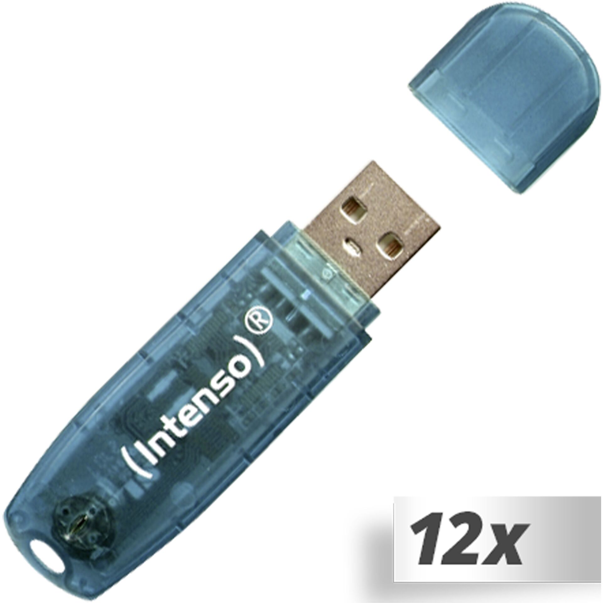 10x1 Intenso Rainbow Line    4GB USB Stick 2.0