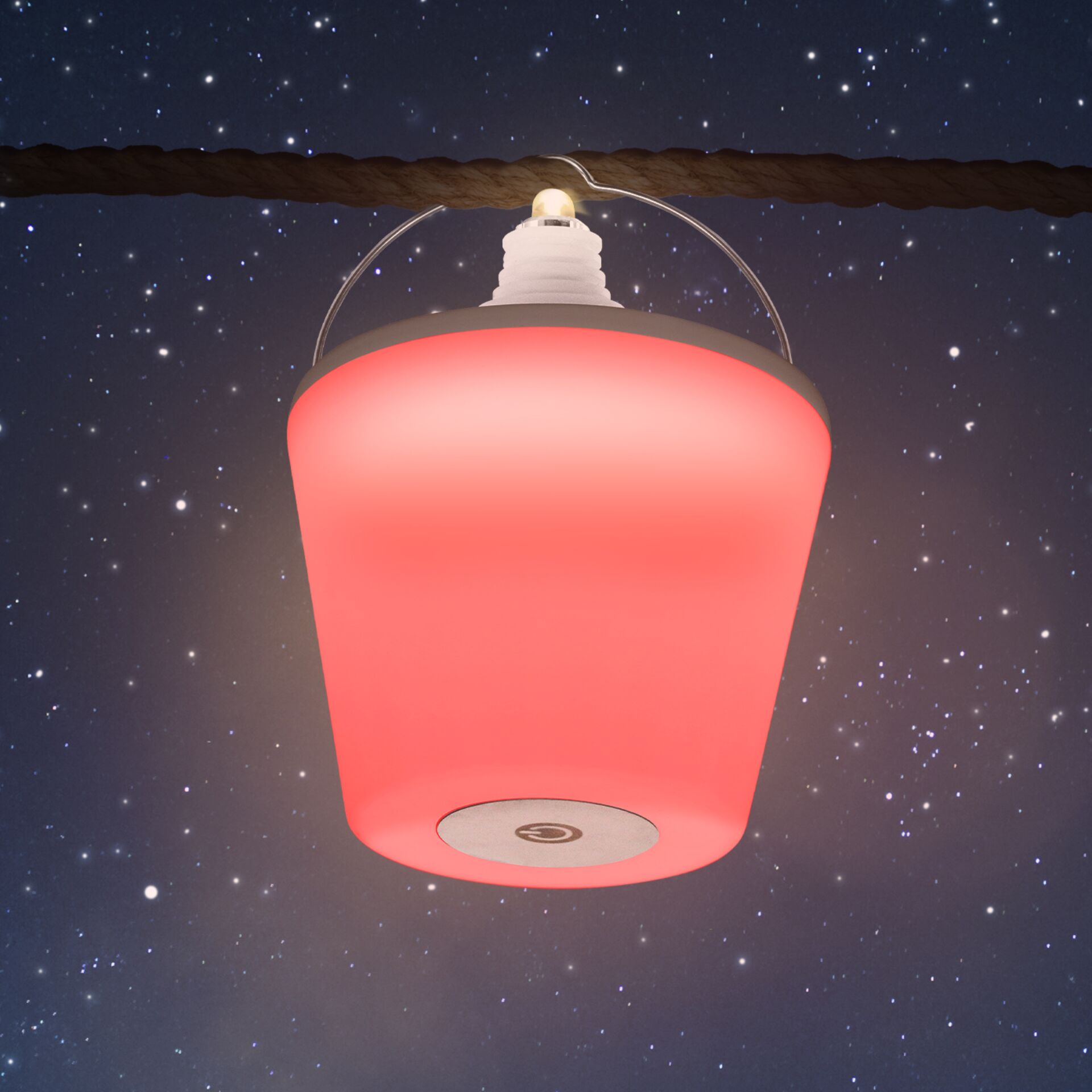 REV LED lampada bottiglia con batt. Lamprusco bianco caldo&R