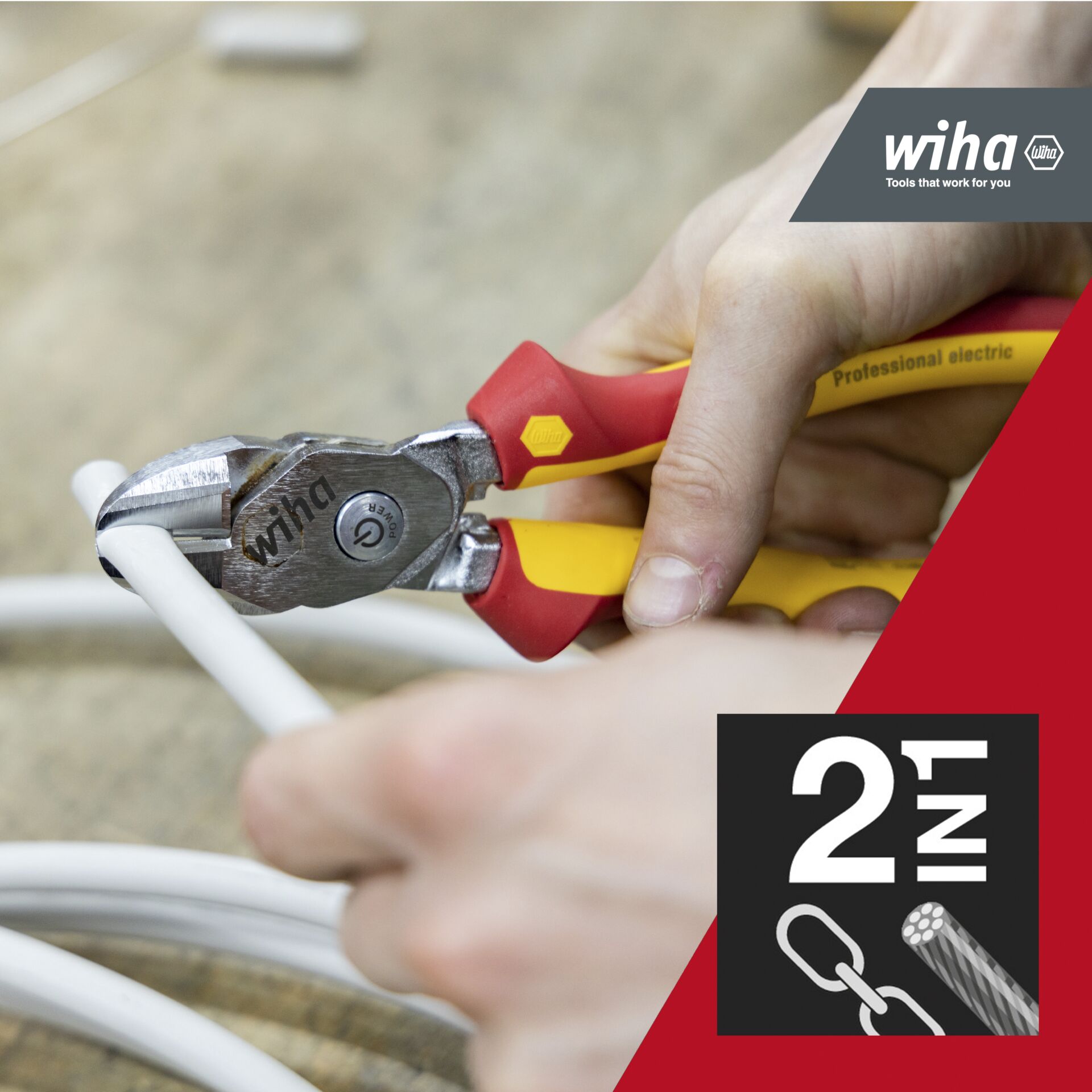 Wiha BiCut Professional high performance diagonal cutters
