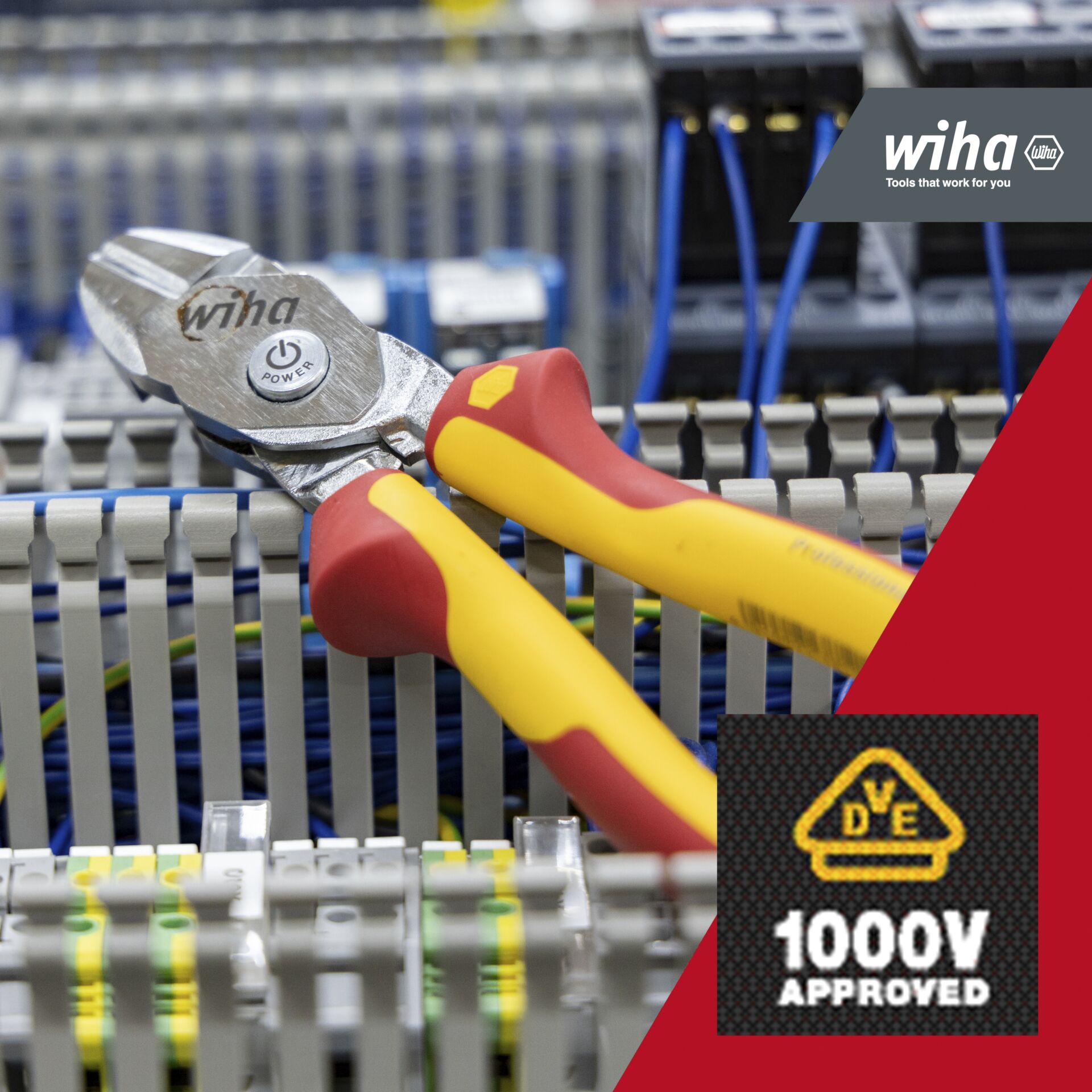 Wiha BiCut Professional high performance diagonal cutters