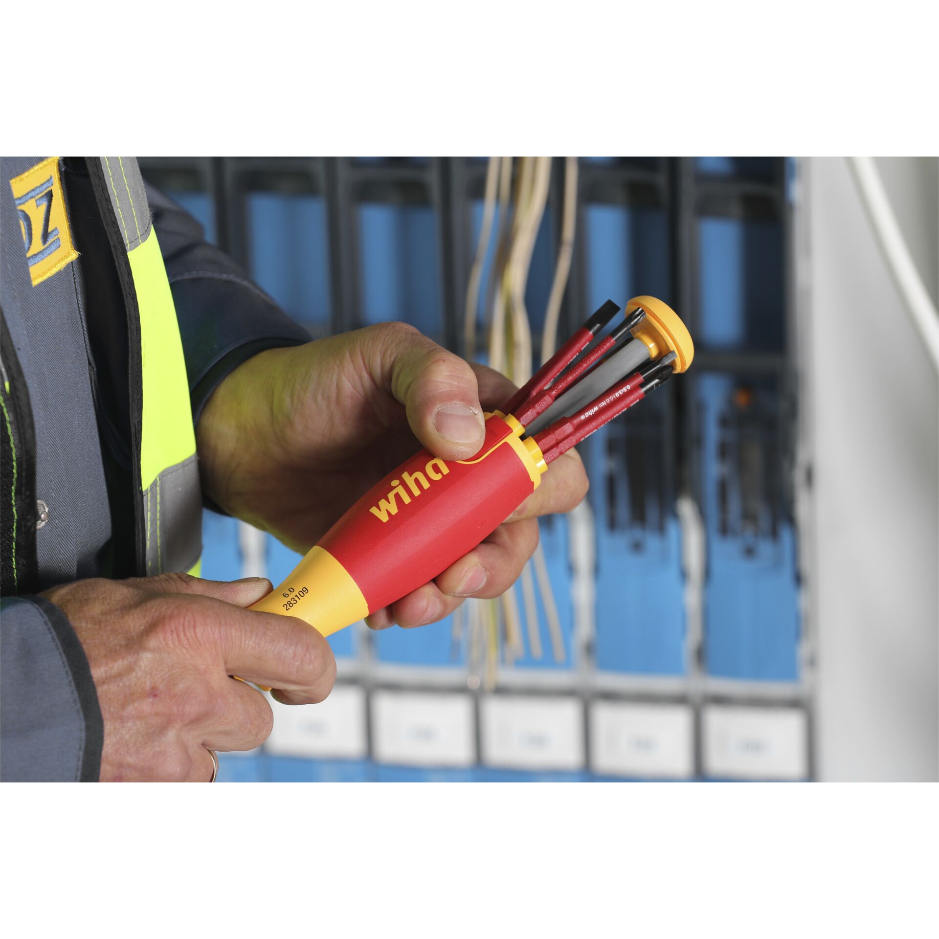 Wiha giravite con magazzino porta inserti LiftUp electric