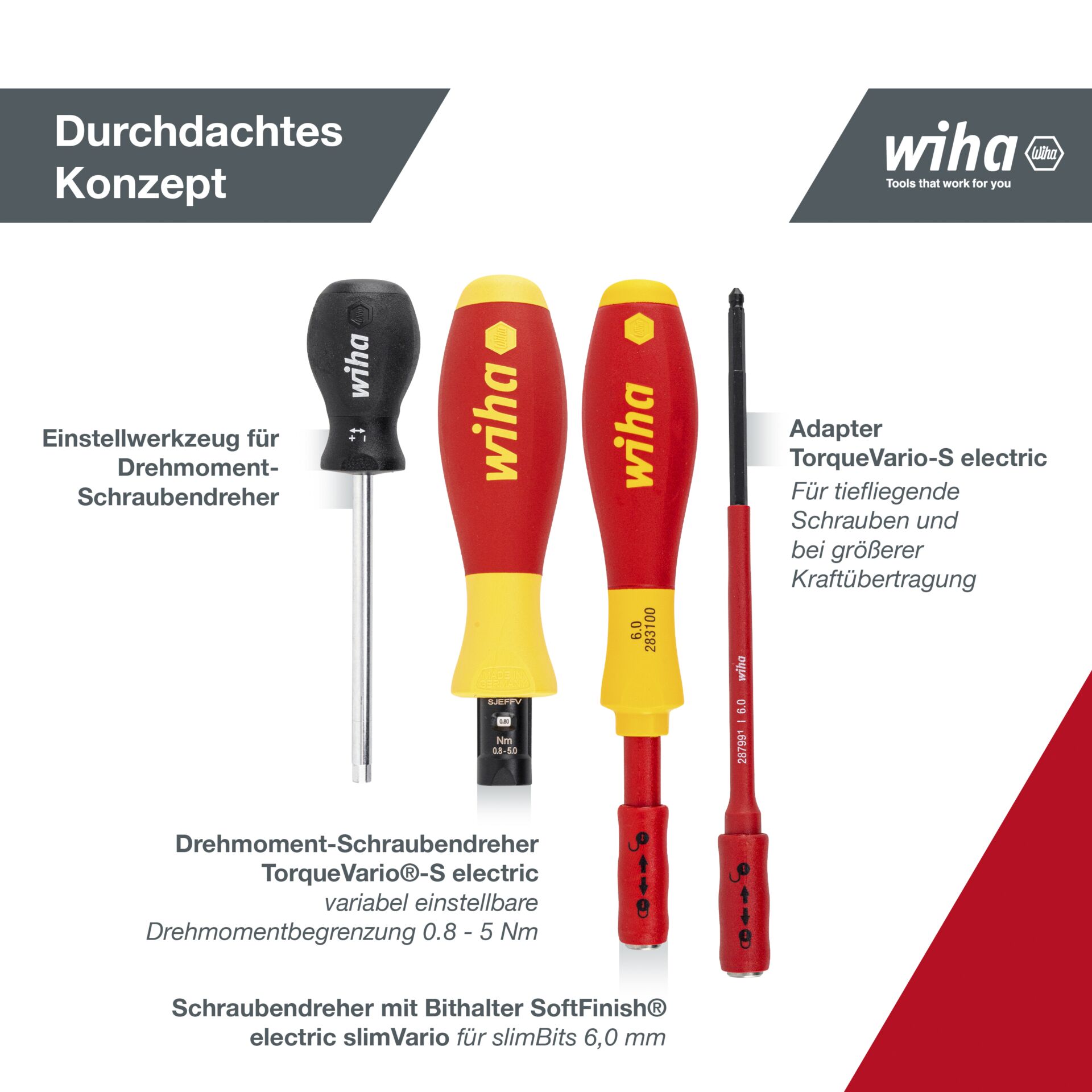 Wiha 2872T13 TorqueVario-S electric 0,8-5,0 Nm